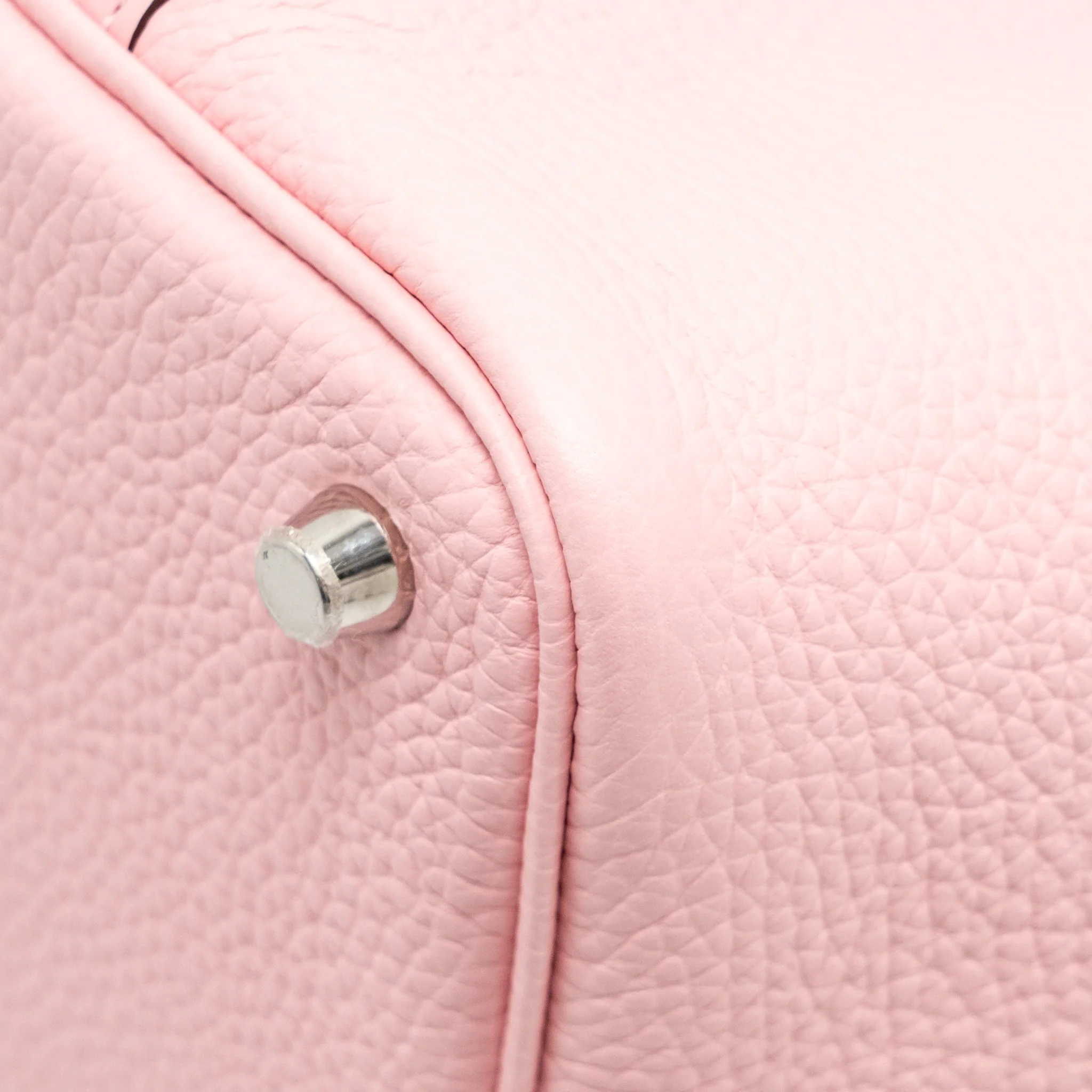 Hermes Picotin 18 Lock Bag Clemence 3Q Rose Sakura SHW Stamp B - Image 9