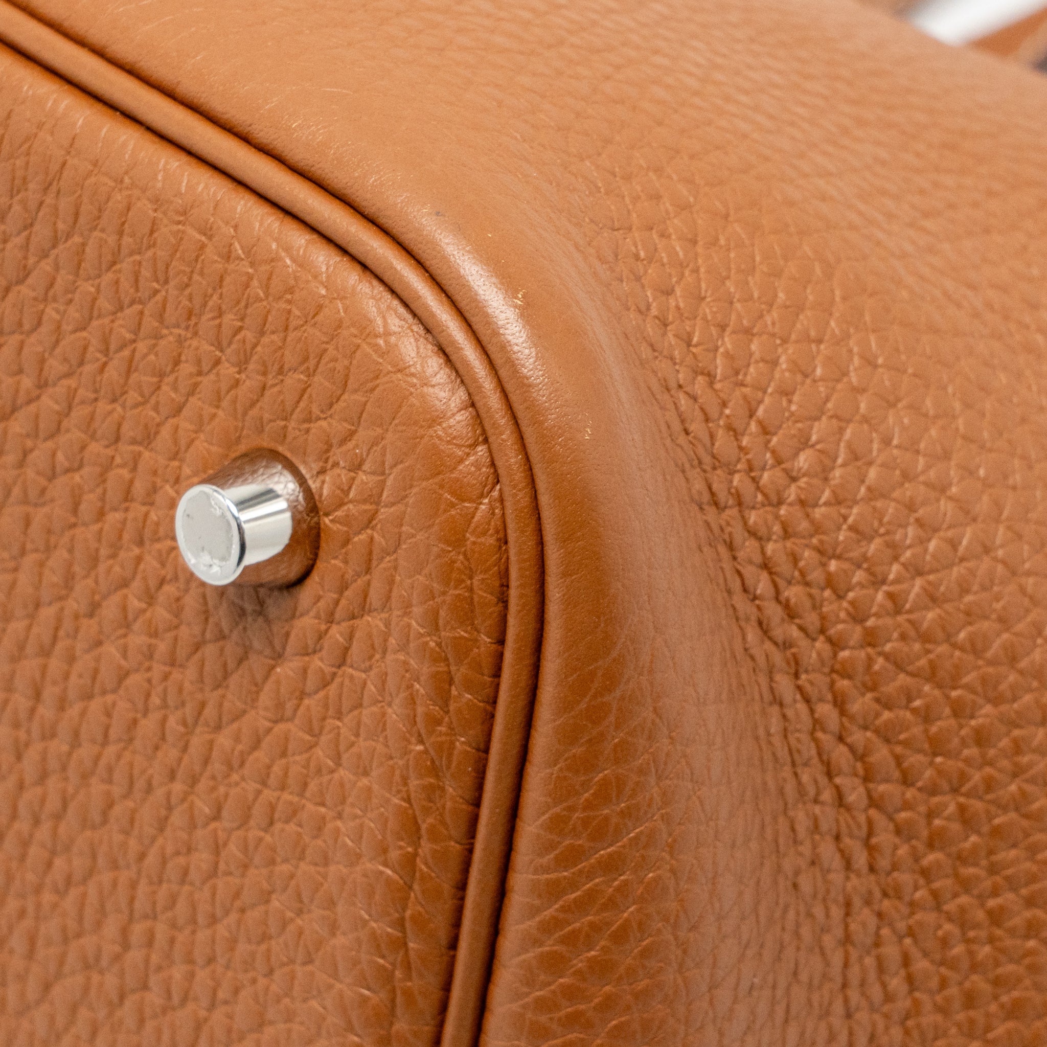 Hermes picotin 22 lock bag clemence gold SHW stamp B - Image 10