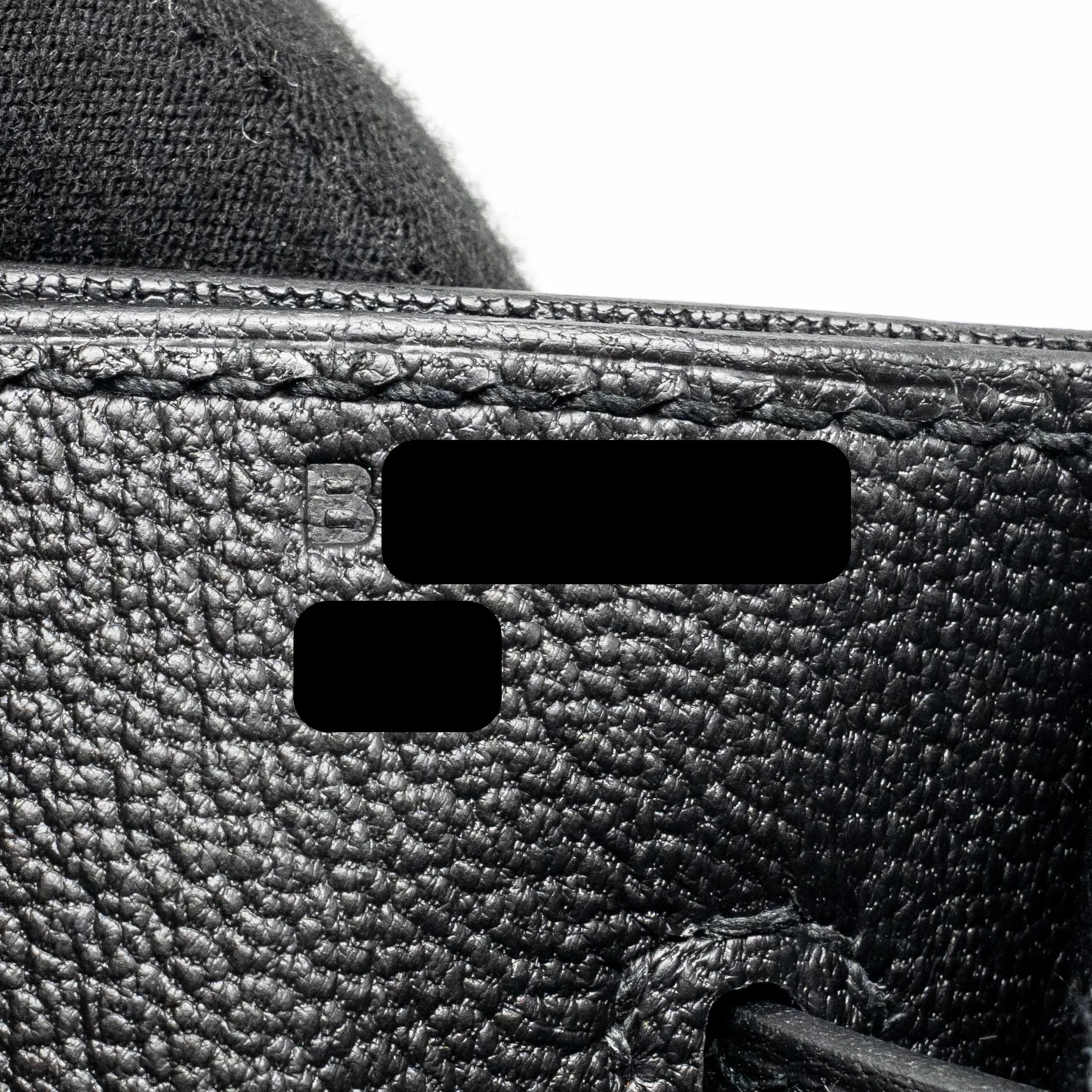 Hermes Pochette Kelly Depeches 25 Togo So Black Stamp B - Image 16