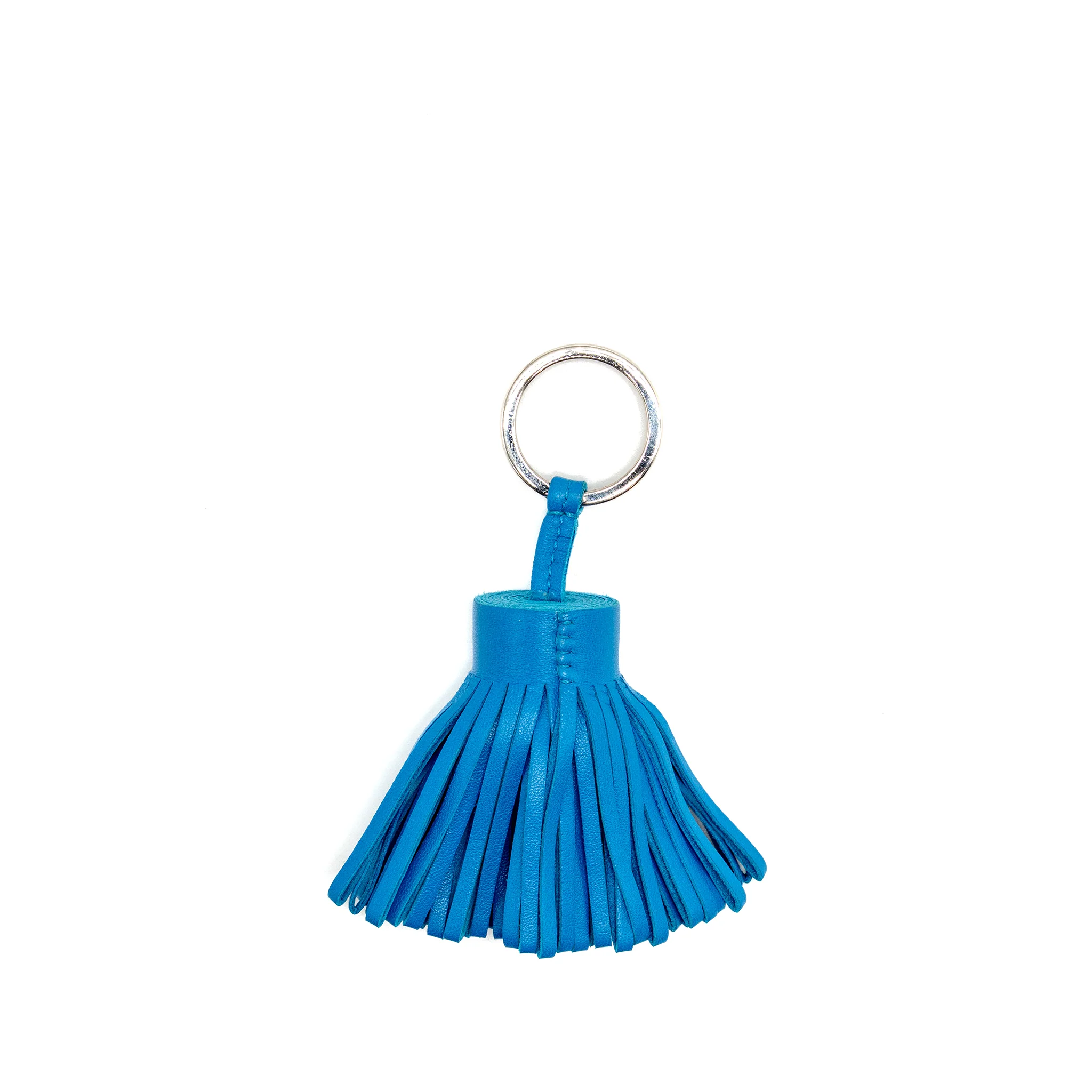 Hermes Porte-Cles Carmen Key Ring Leather Blue - Image 2