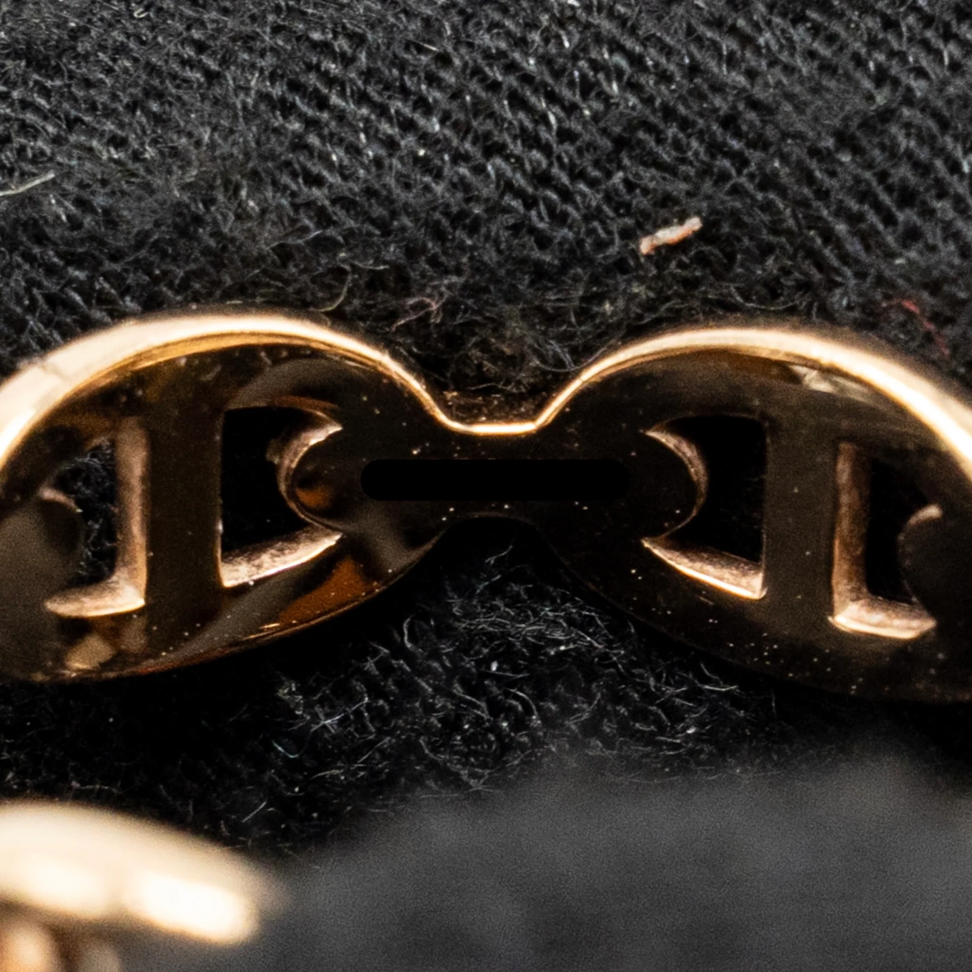 Hermes Size 56 Chaine D’ancre Enchainee Ring, Small Model, Rose Gold - Image 6