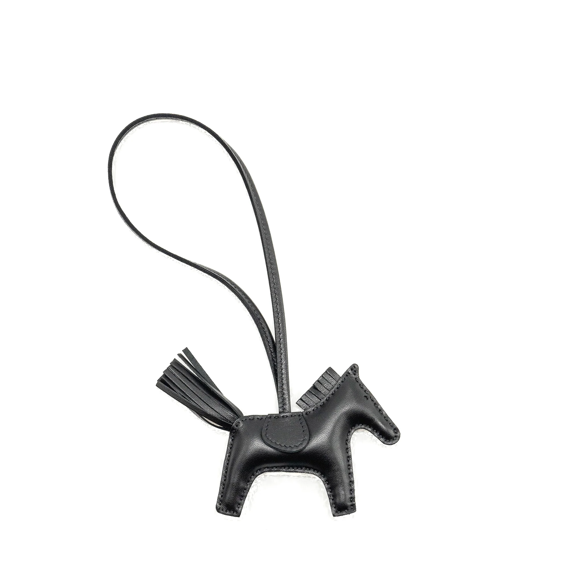 Hermes Rodeo PM Bag Charm SO Black Stamp U - Image 2