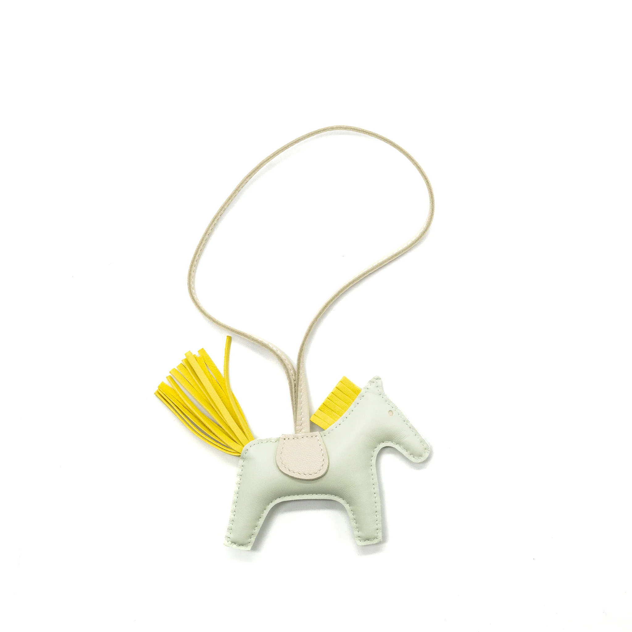 Hermes Rodeo Pm Bag Charm Vert Fizz/Lime/Craie Stamp B - Image 2