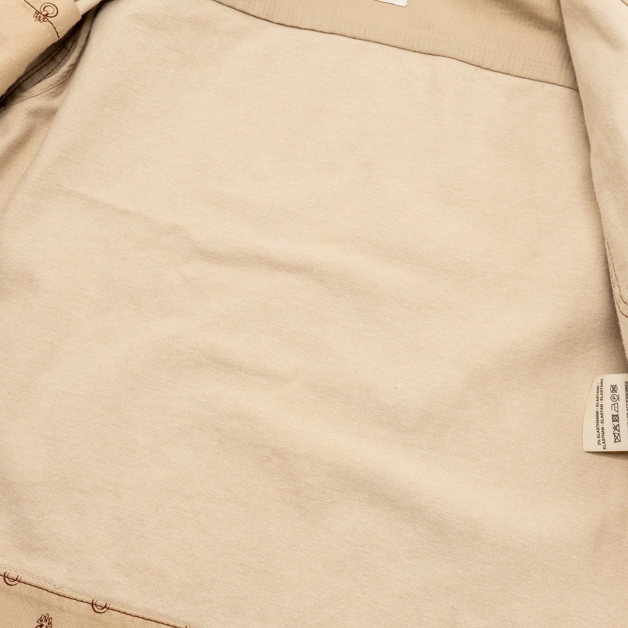 Hermes size 34 cliquetis sport jacket denim beige argile - Image 5