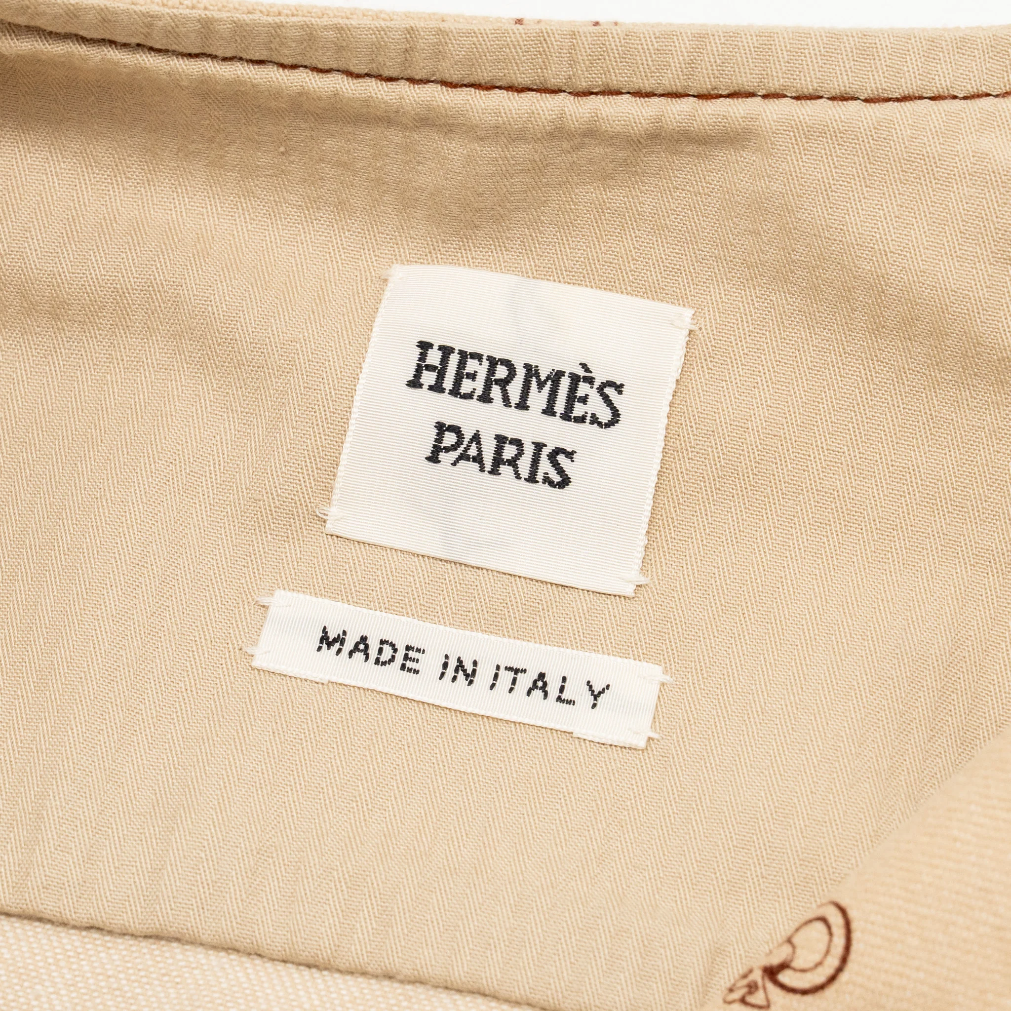 Hermes size 34 cliquetis sport jacket denim beige argile - Image 6