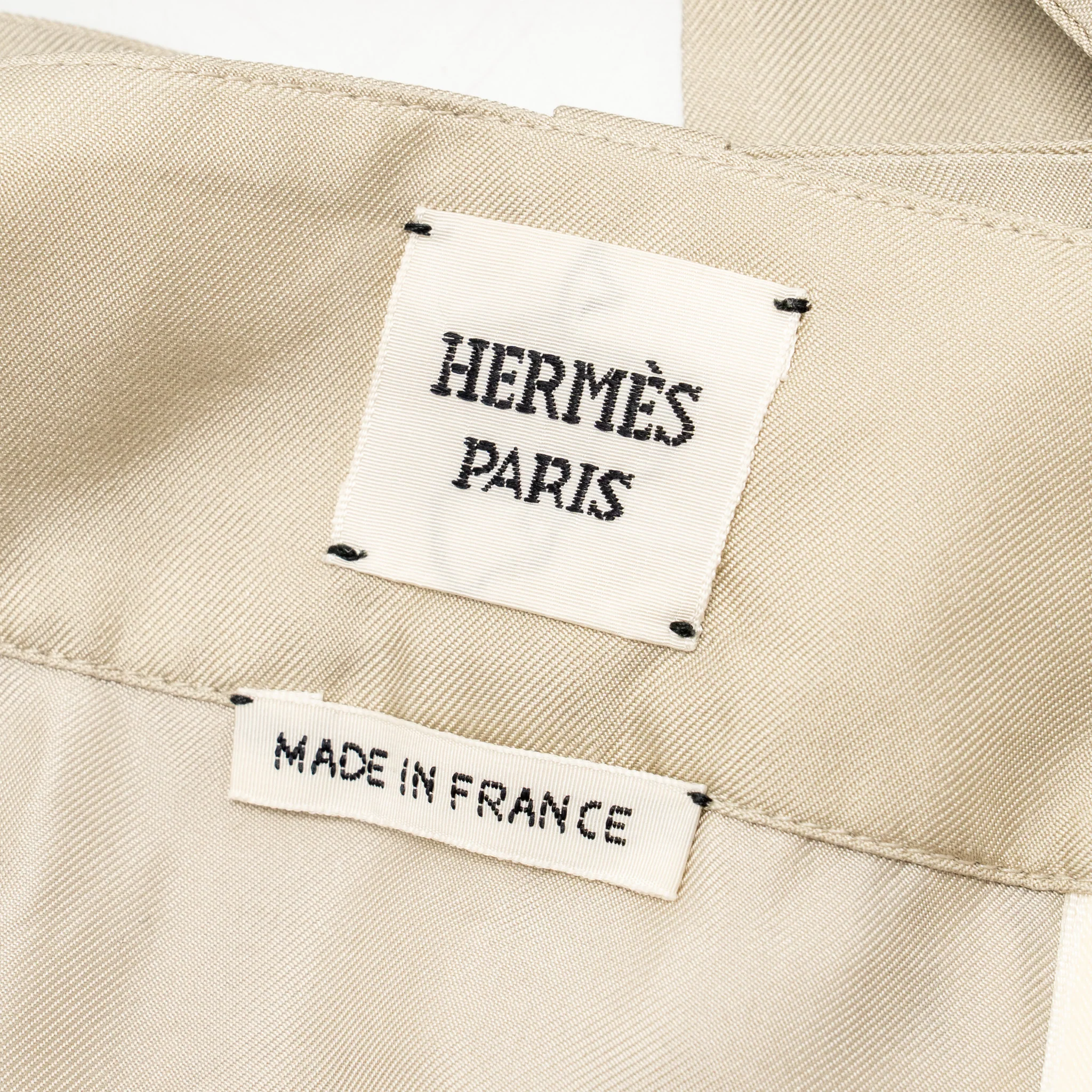 Hermes size 34 multicolor silk skirt - Image 4