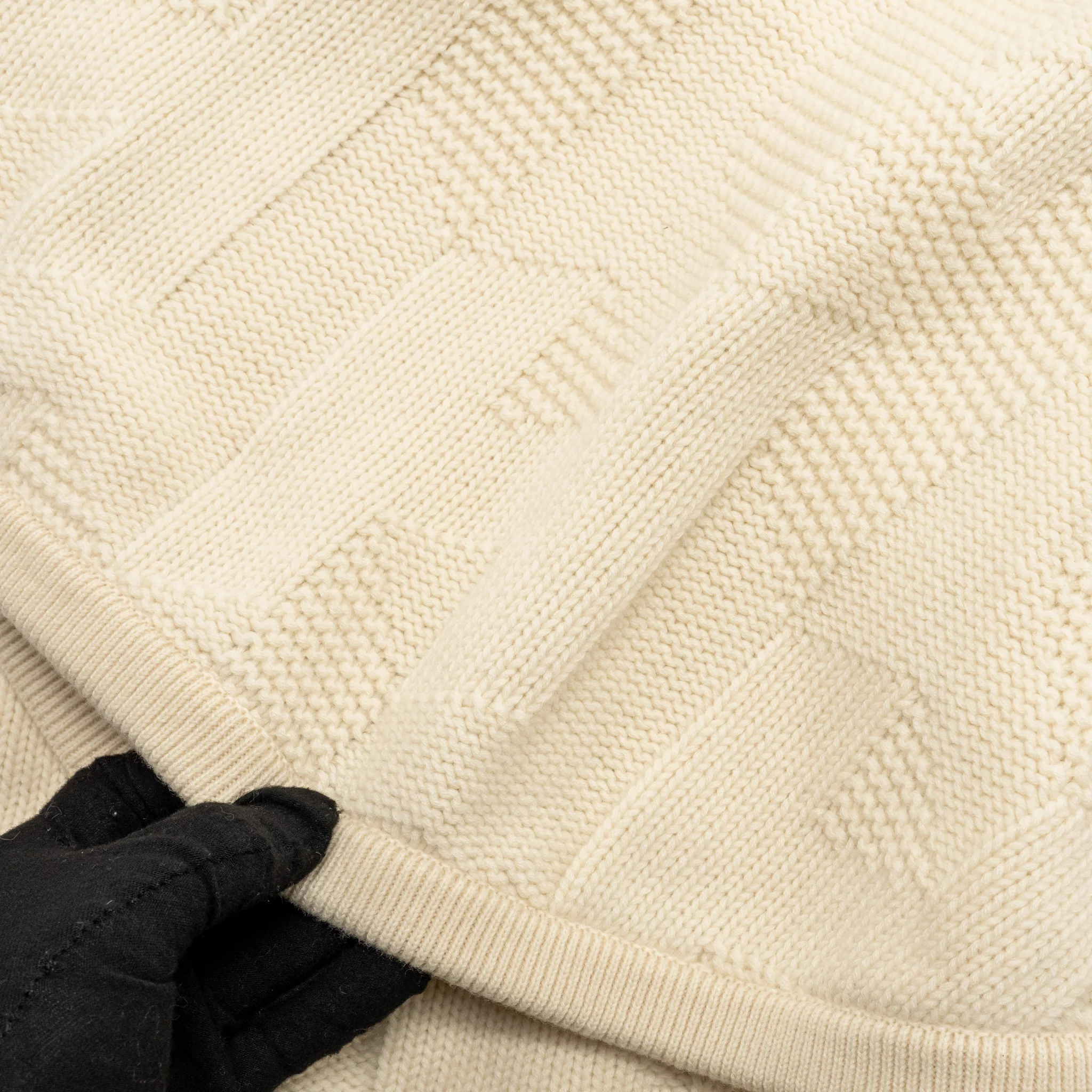 Hermes Size 34 PULL INSPI CAPE WOOL Cream - Image 4