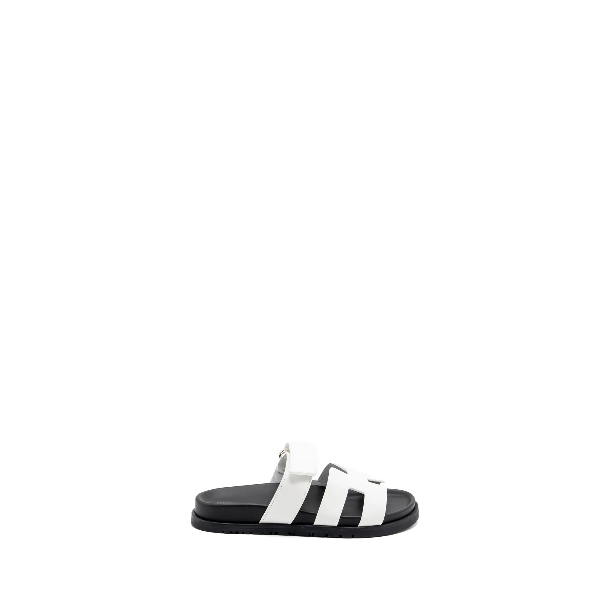 Hermes Size 36 Chypre Sandals Calfskin White - Image 5
