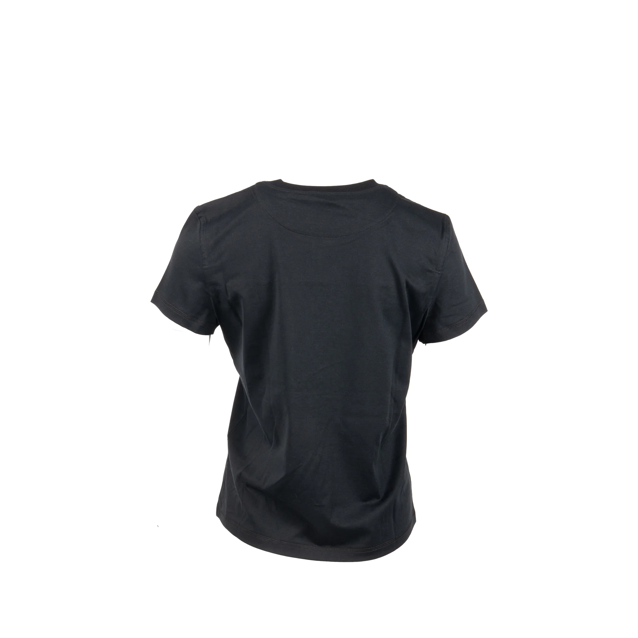 Hermes Size 36 Embroidered Pocket T-Shirt Cotton Black - Image 2