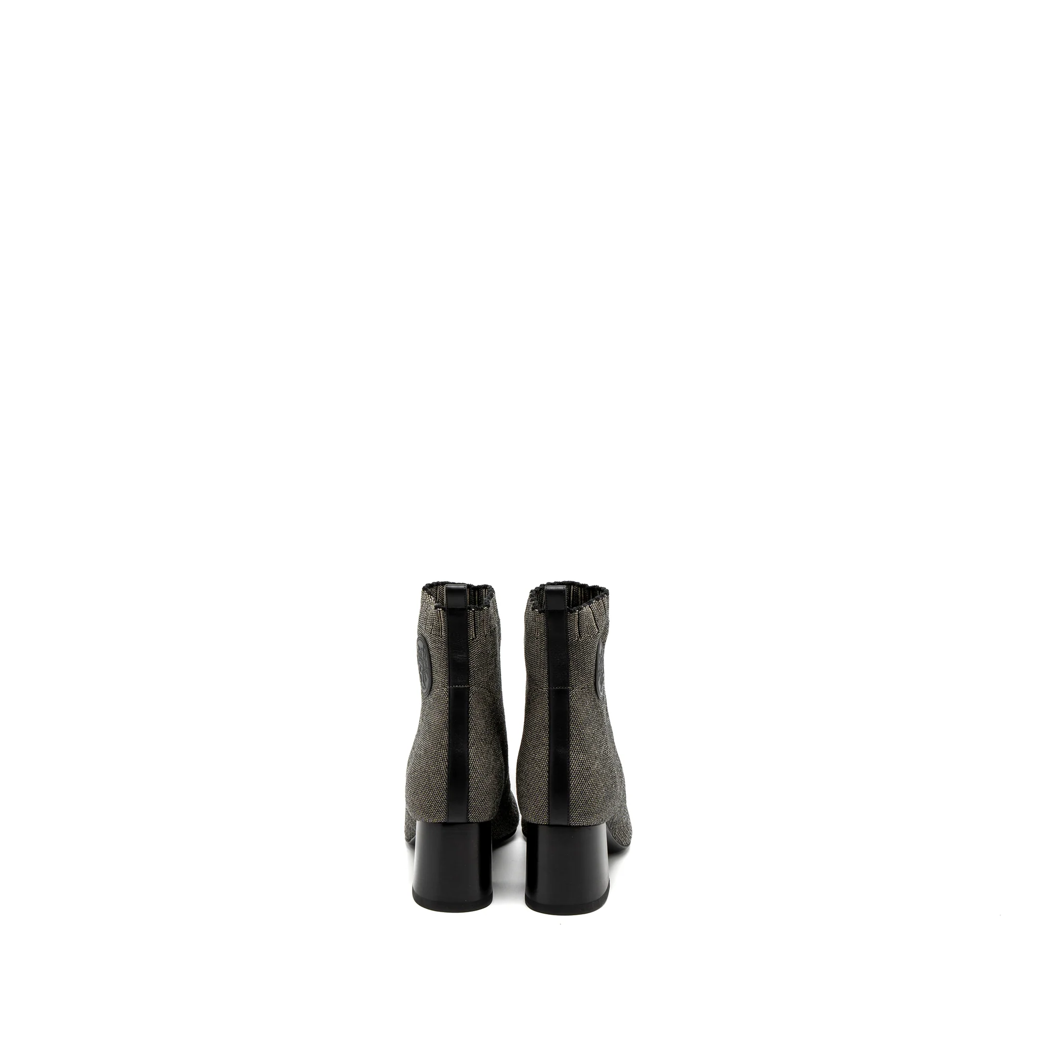 Hermes Size 37.5 Golfer 60 Ankle Boot Calfskin Nocciola/Black - Image 4