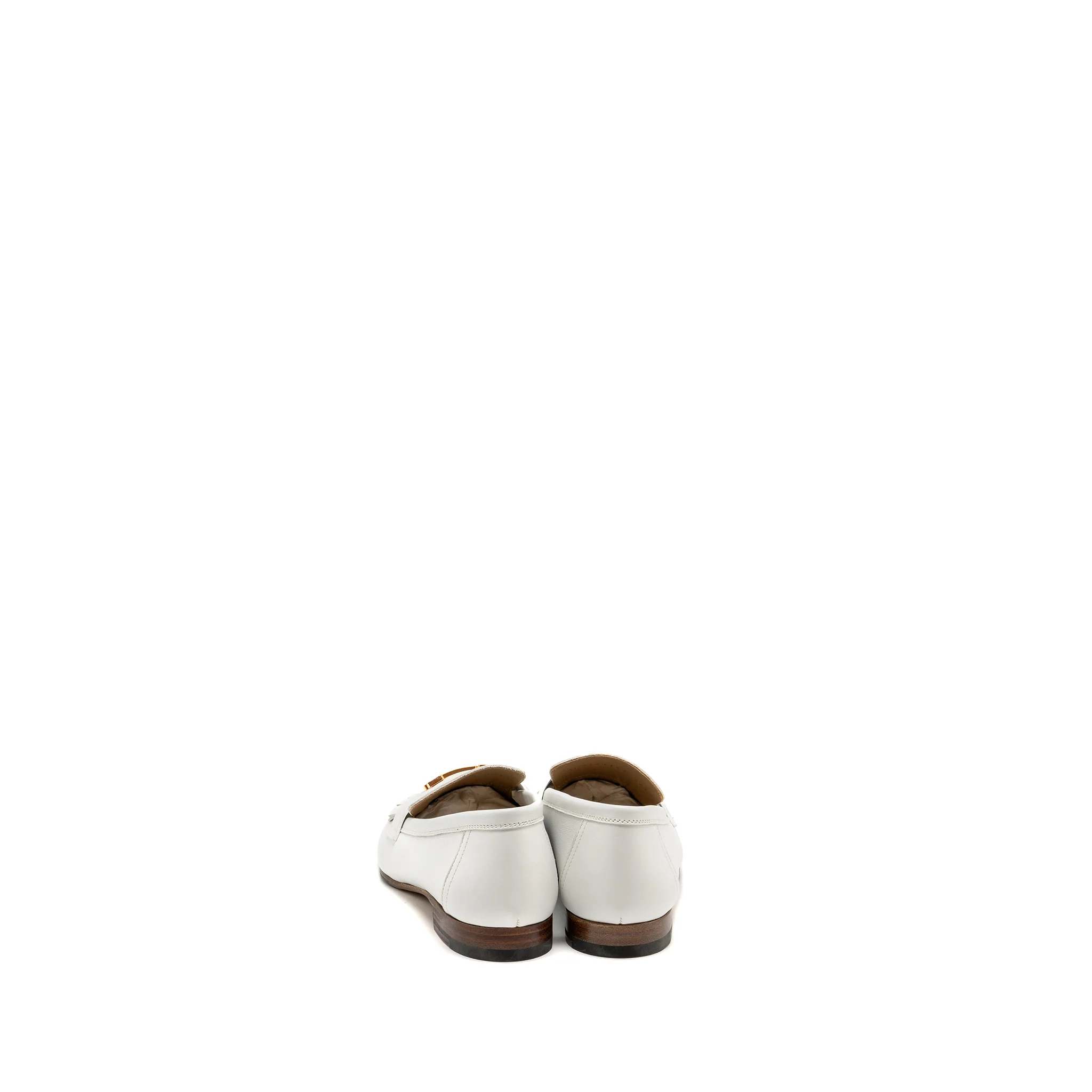 Hermes size 37.5 Royal loafer calfskin white RGHW - Image 4