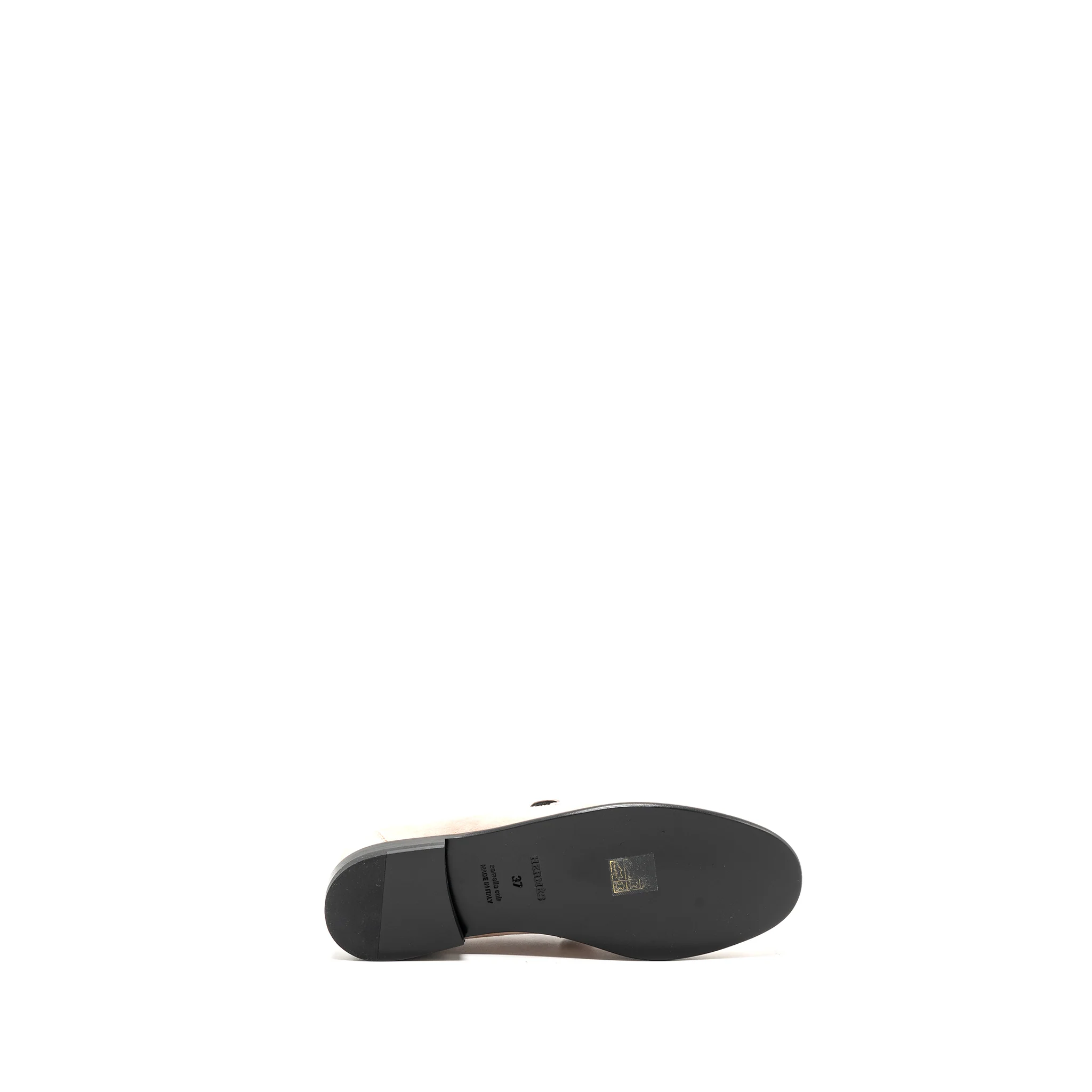 Hermes size 37 destin loafer suede rose opaline RGHW - Image 7