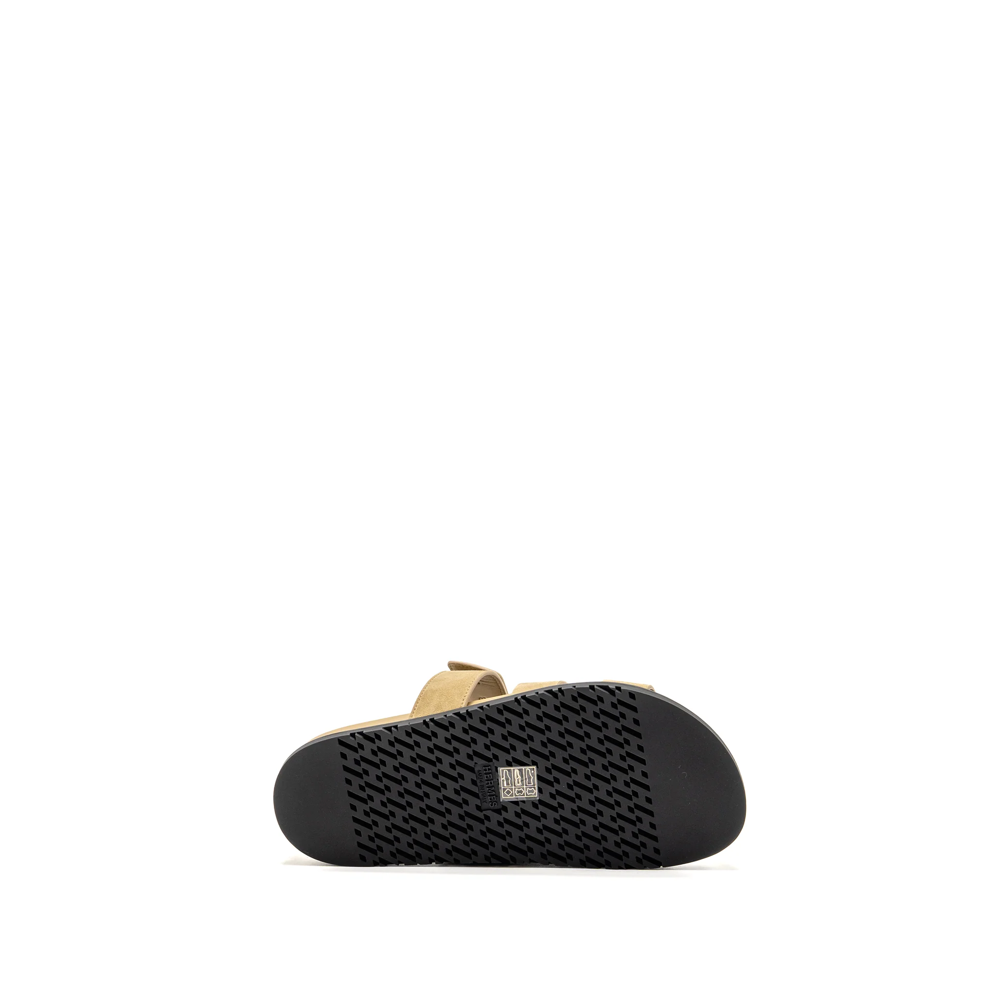 Hermes Size 38 Chypre Sandals Leather Beige Albatre SHW - Image 6