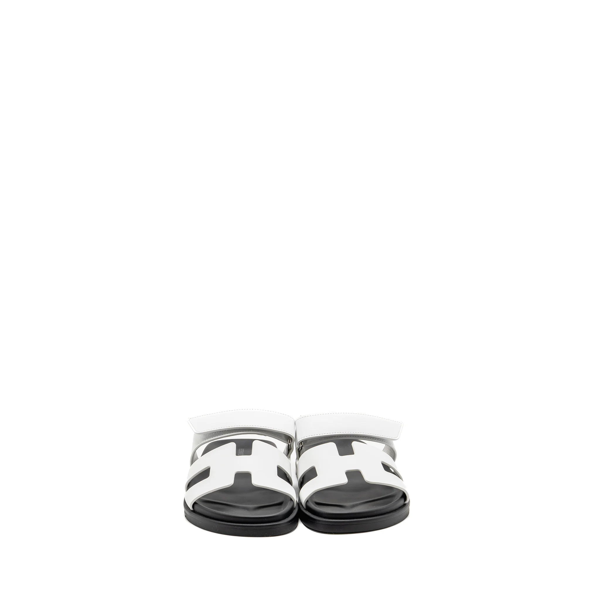 Hermes size 38 chypre sandals calfskin blanc - Image 3