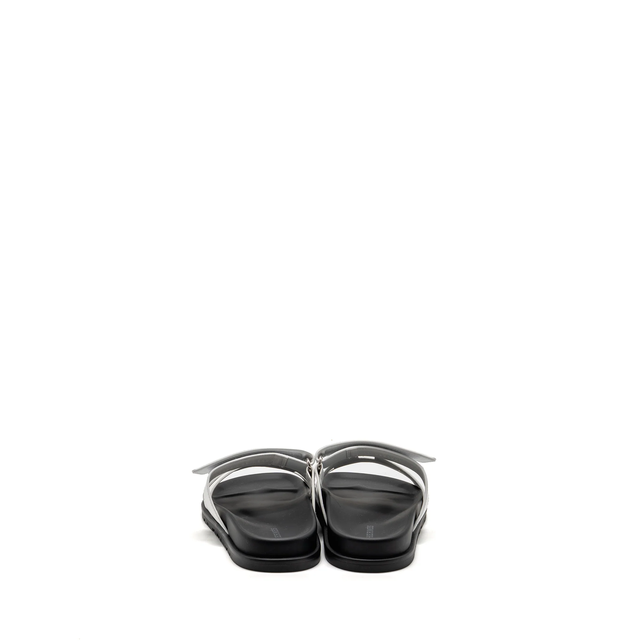 Hermes size 38 chypre sandals calfskin blanc - Image 4
