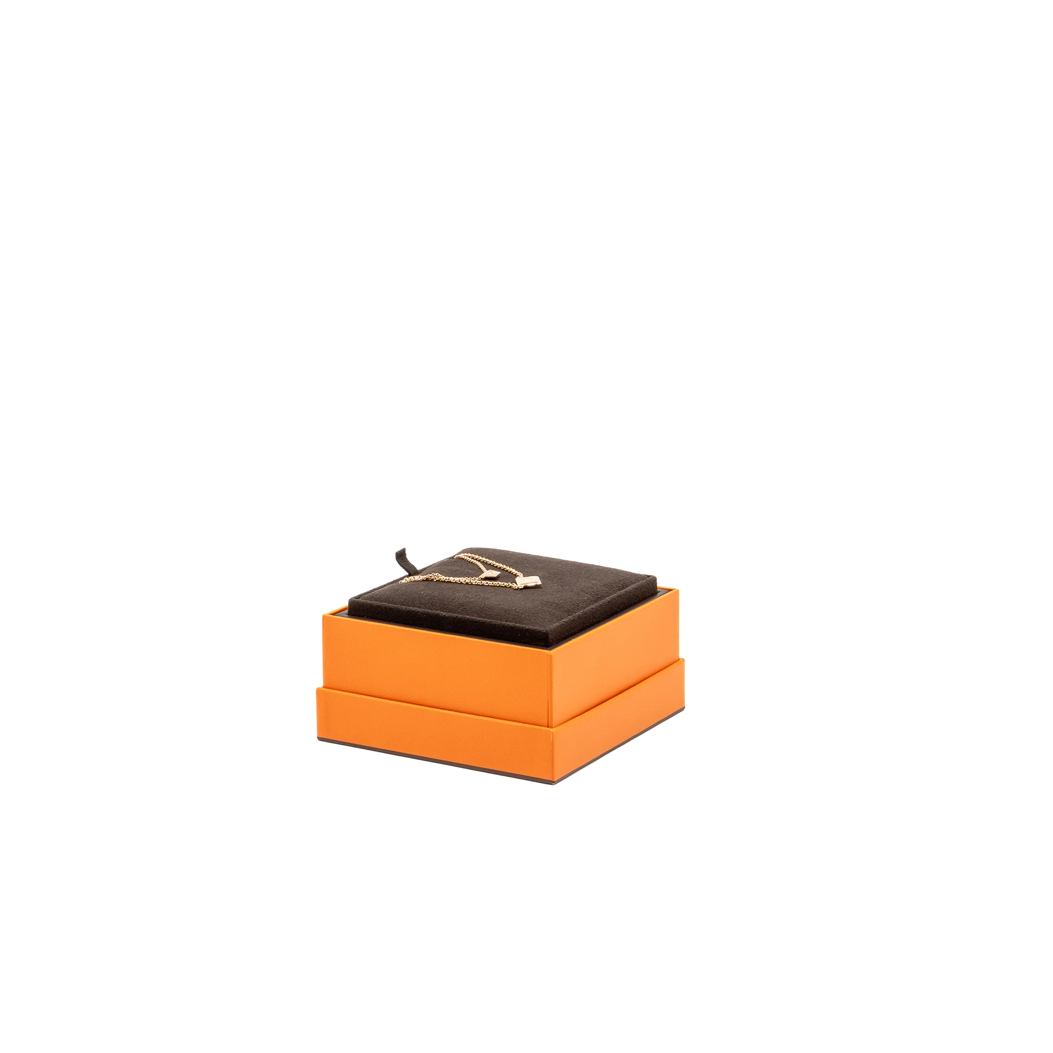 Hermes size 38 Clou d’H pendant rose gold with diamonds - Image 2