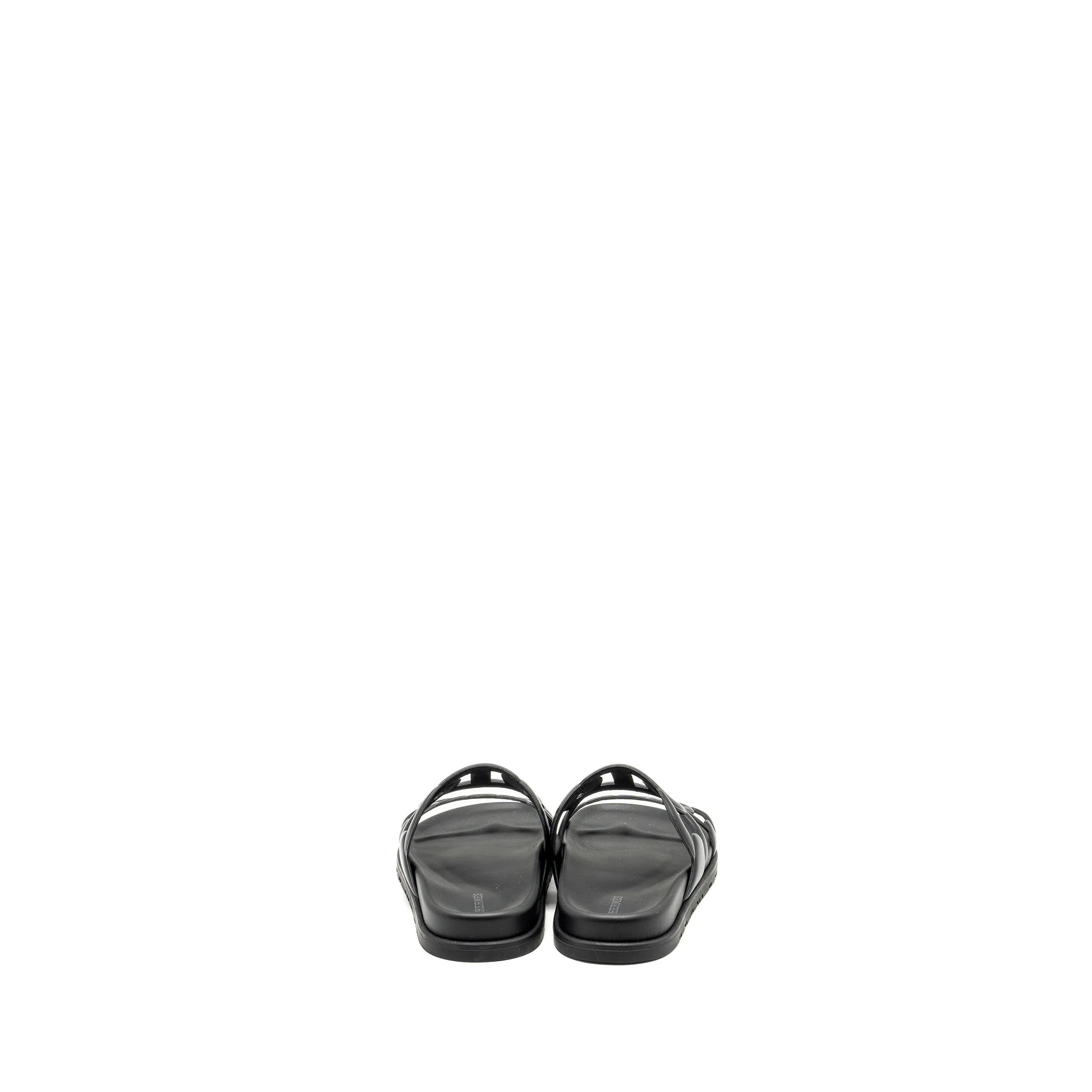 Hermes Size 38 Extra Sandals Nappa Black - Image 3