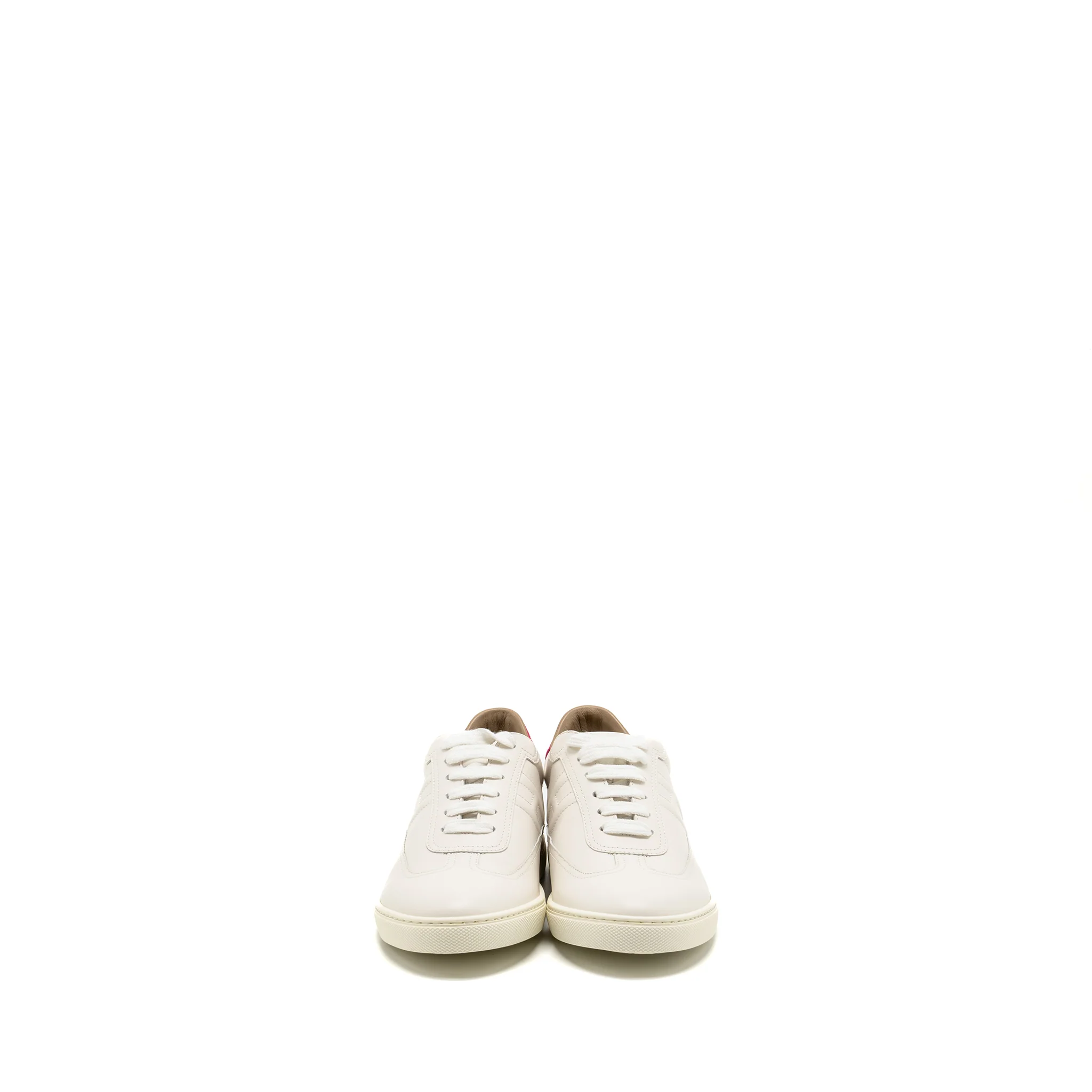 Hermes Size 38 Quicker sneakers calfskin white / pink - Image 2