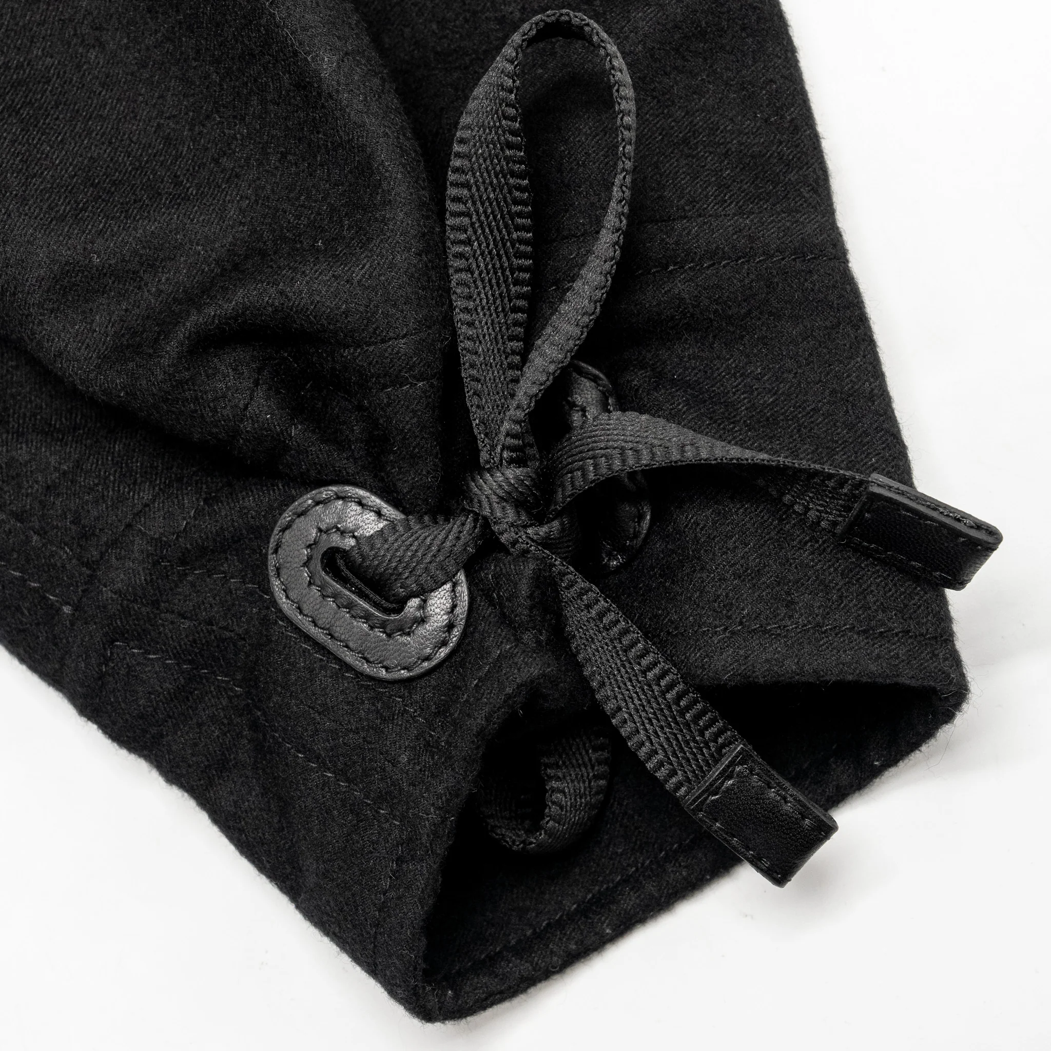 Hermes Size 38 Shirt Jacket Cashmere/Silk Black SHW - Image 5