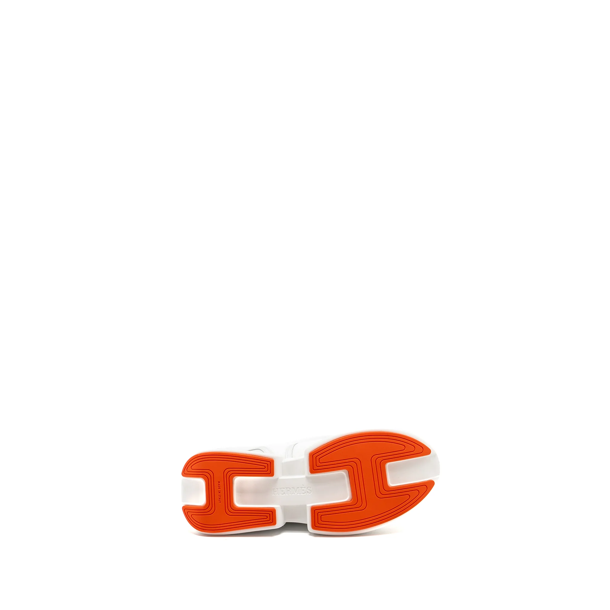 Hermes Size 39 Giga Sneakers blanc / orange - Image 6