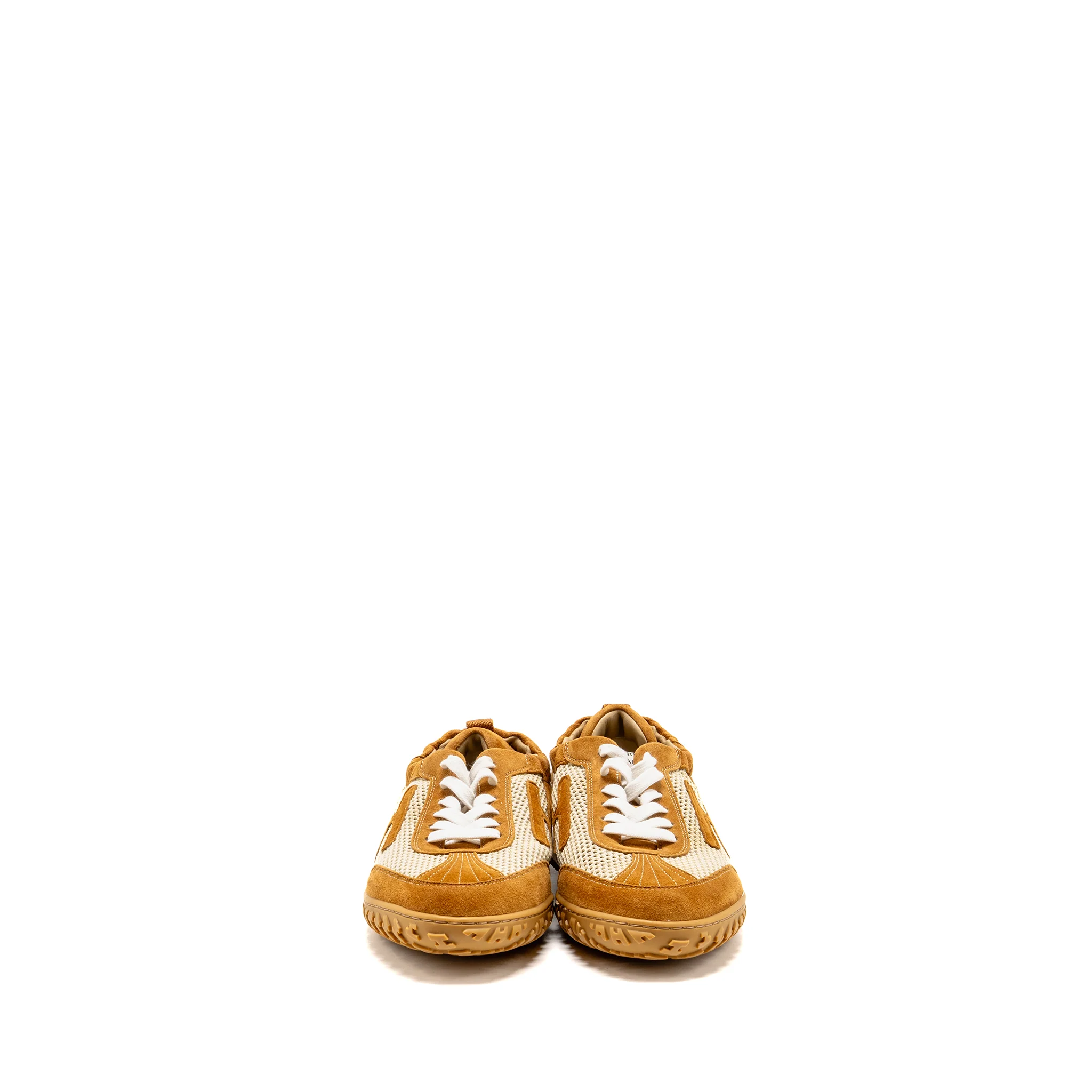 Hermes Size 40 FEMME Jet Sneaker Crochet Knit/Suede Goatskin Beige Lin/Naturel - Image 3