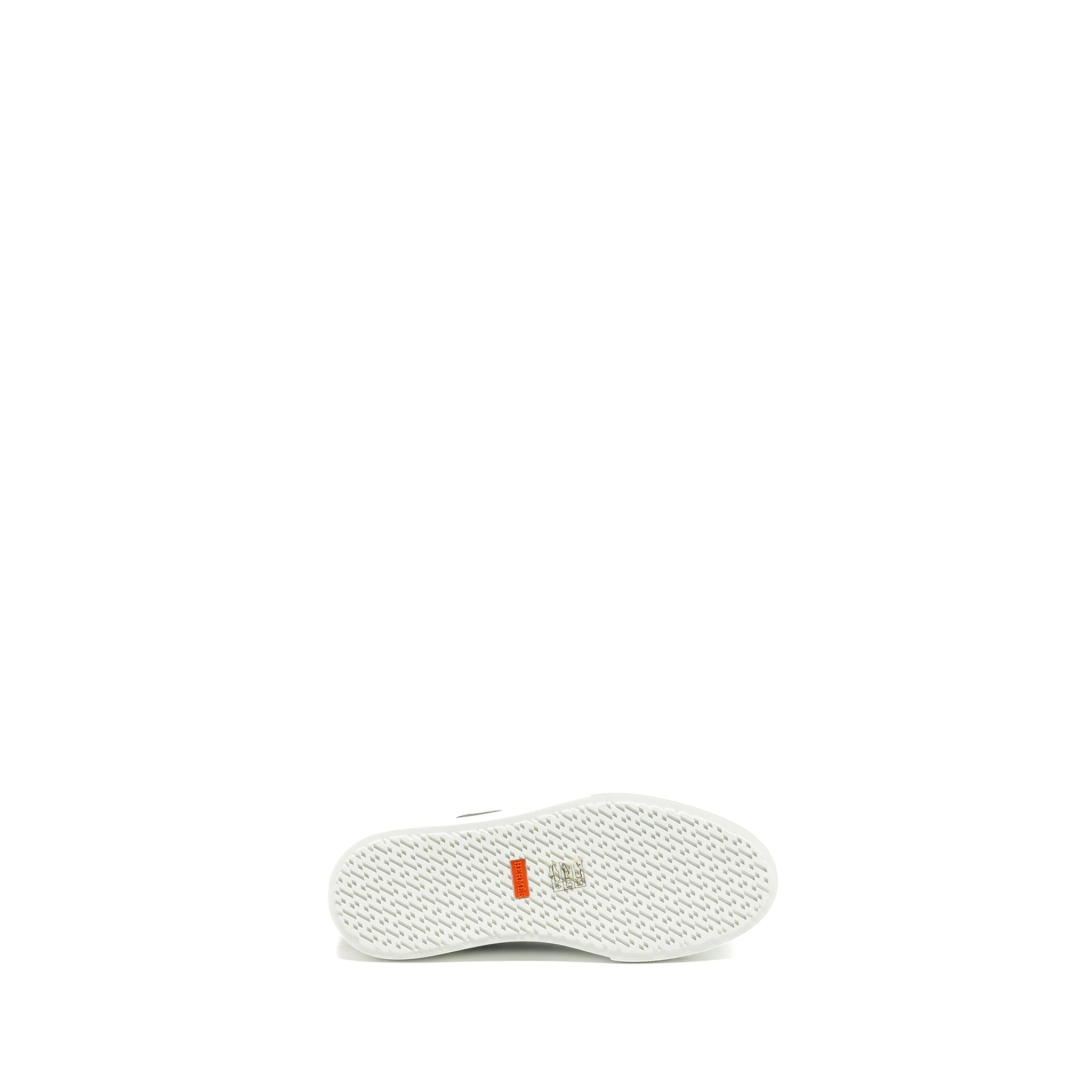 Hermes Size 41 Homme Deep Sneaker Calfskin White/Natural/Black - Image 7