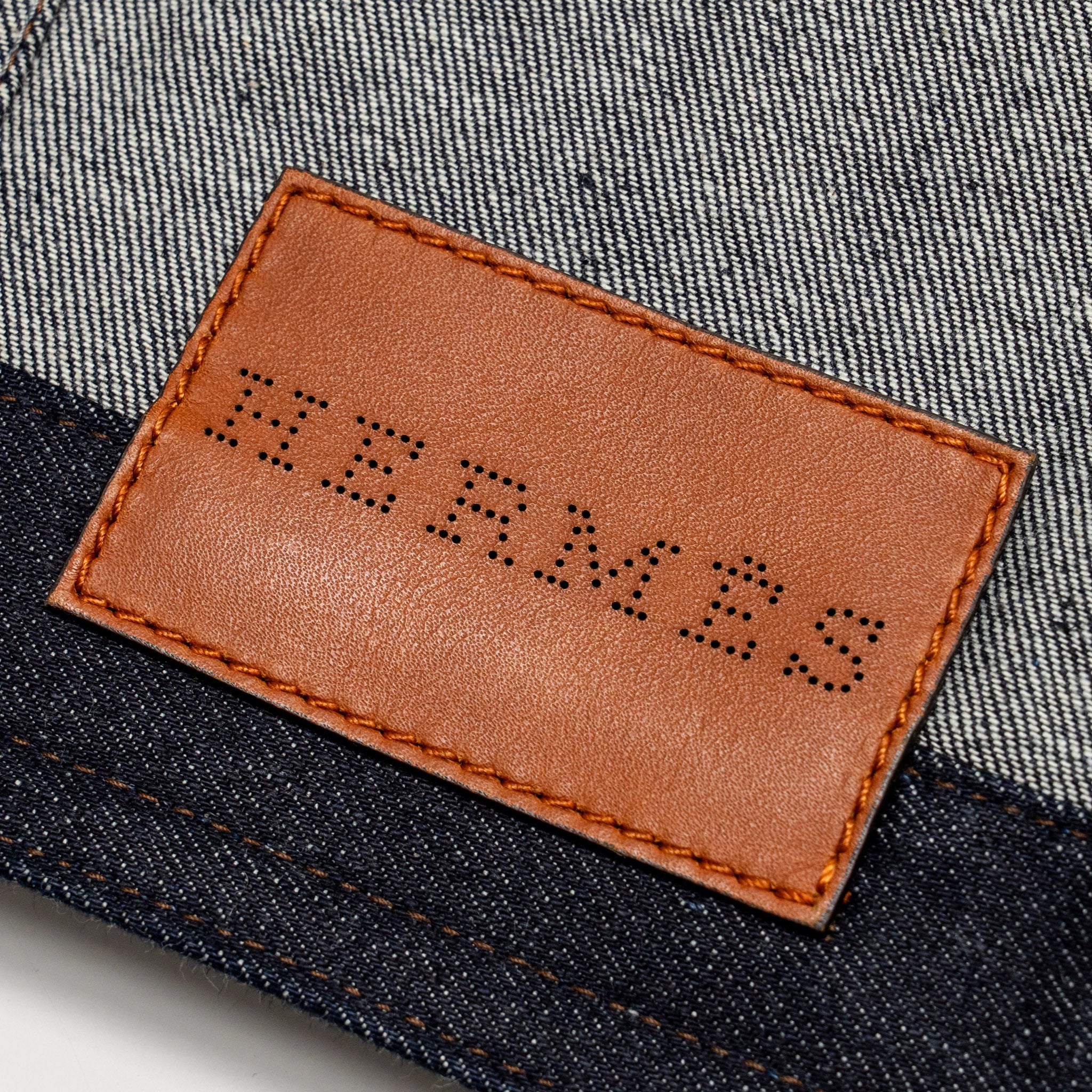 Hermes size 48 Blouson Icones au Carre Denim jacket cotton indigo SHW - Image 6