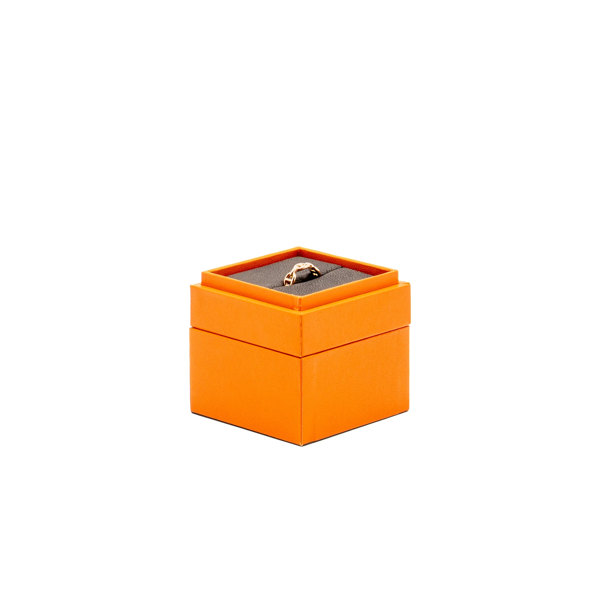 Hermes Size 50 Chaine D’Ancre Enchainee PM Ring Small Model Rose Gold - Image 2