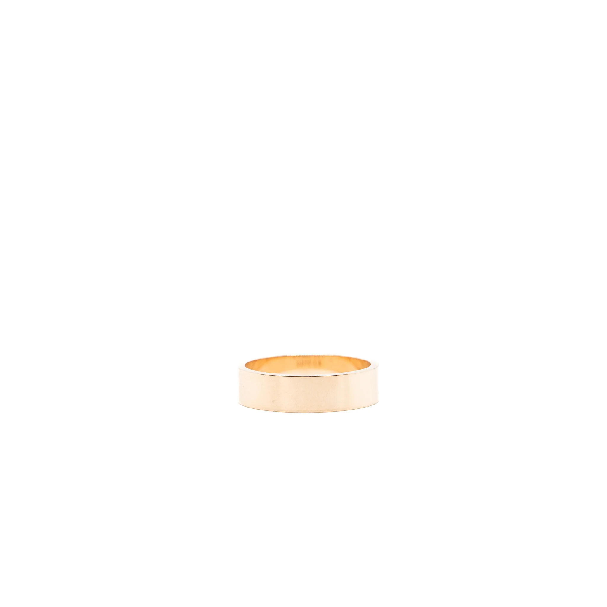 Hermes size 54 Kelly ring, small model rose gold with 4 diamonds - Image 3