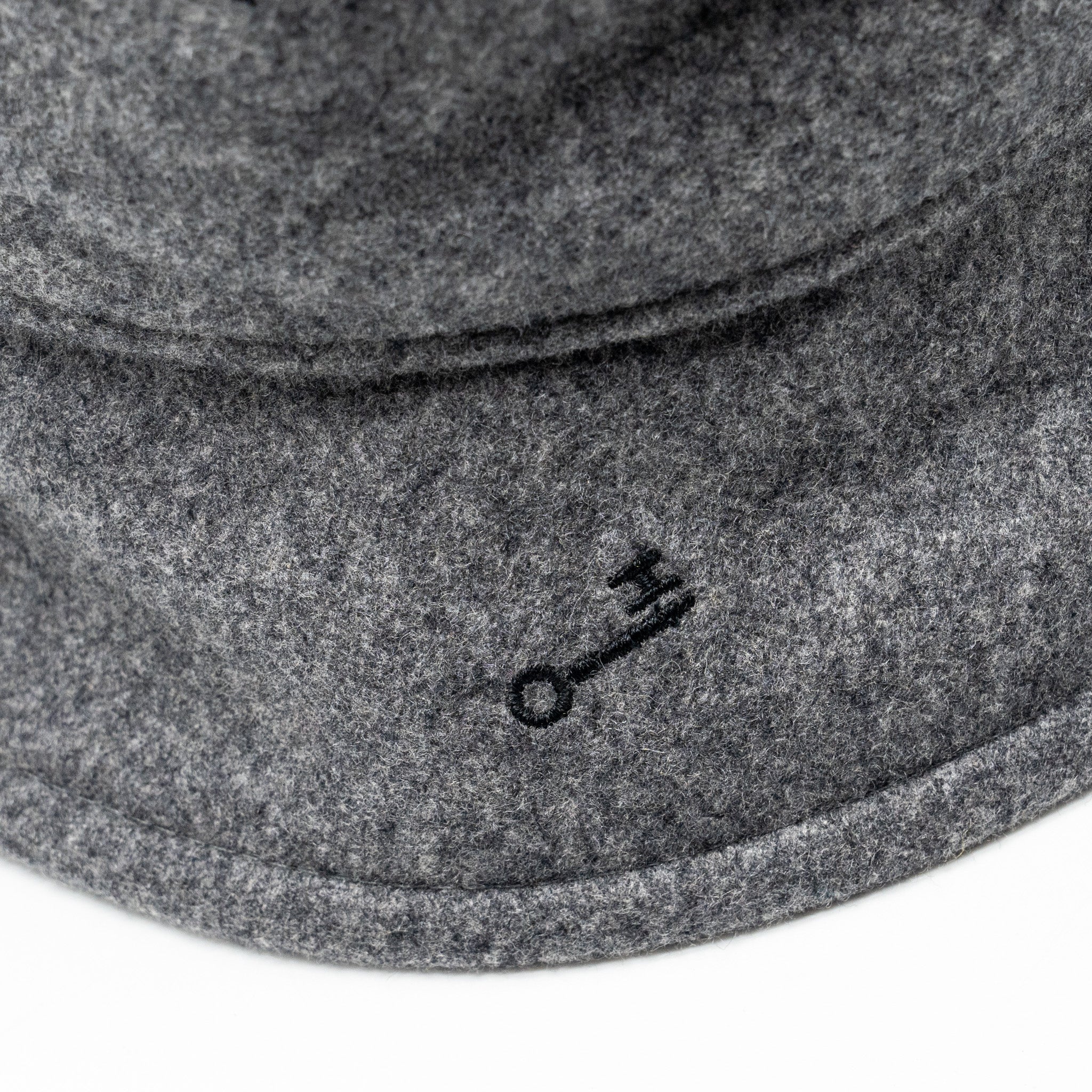 Hermes Size 59 Debbie Charms Bucket Hat Cashmere Charbon - Image 5