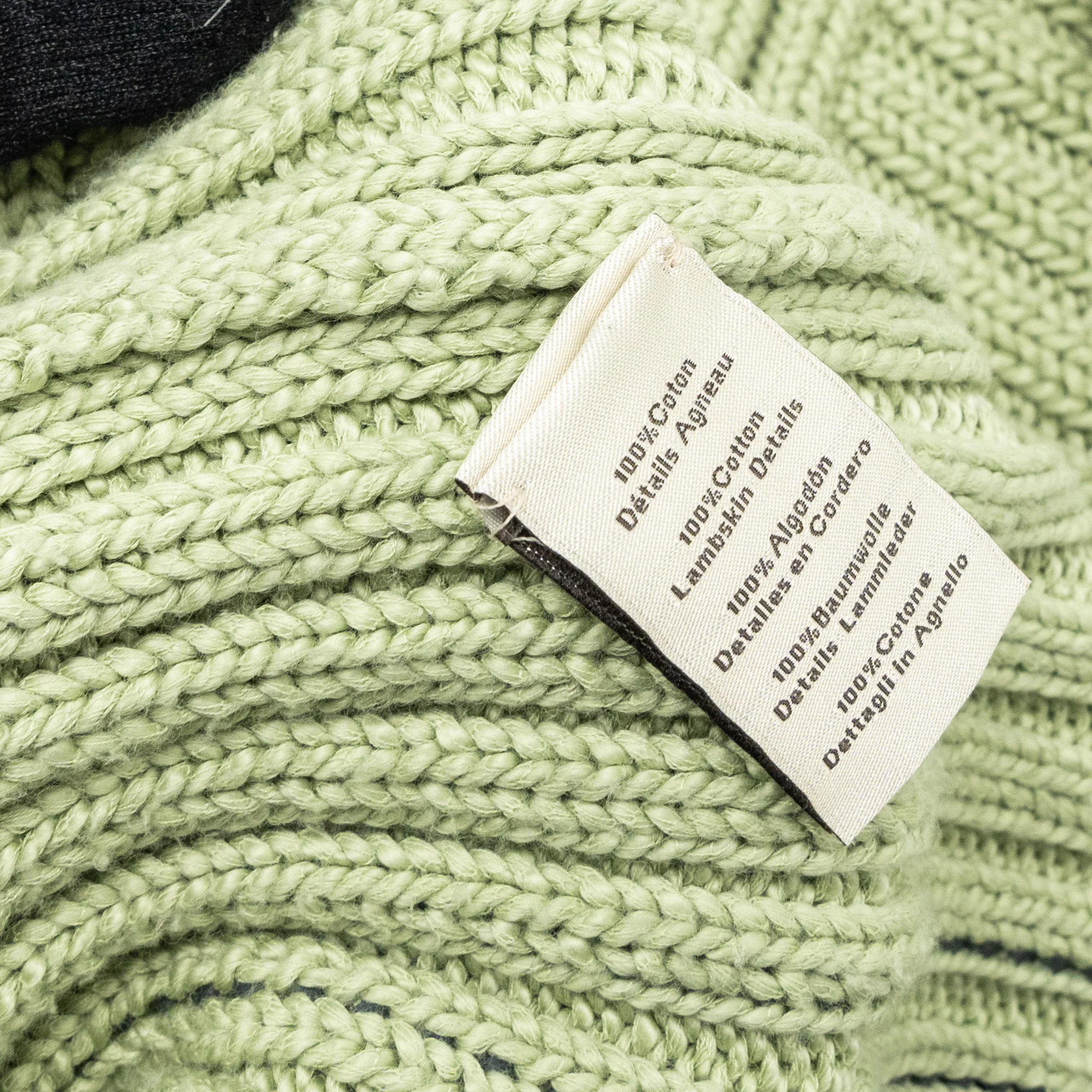Hermes size S sweat shirt cotton green - Image 5