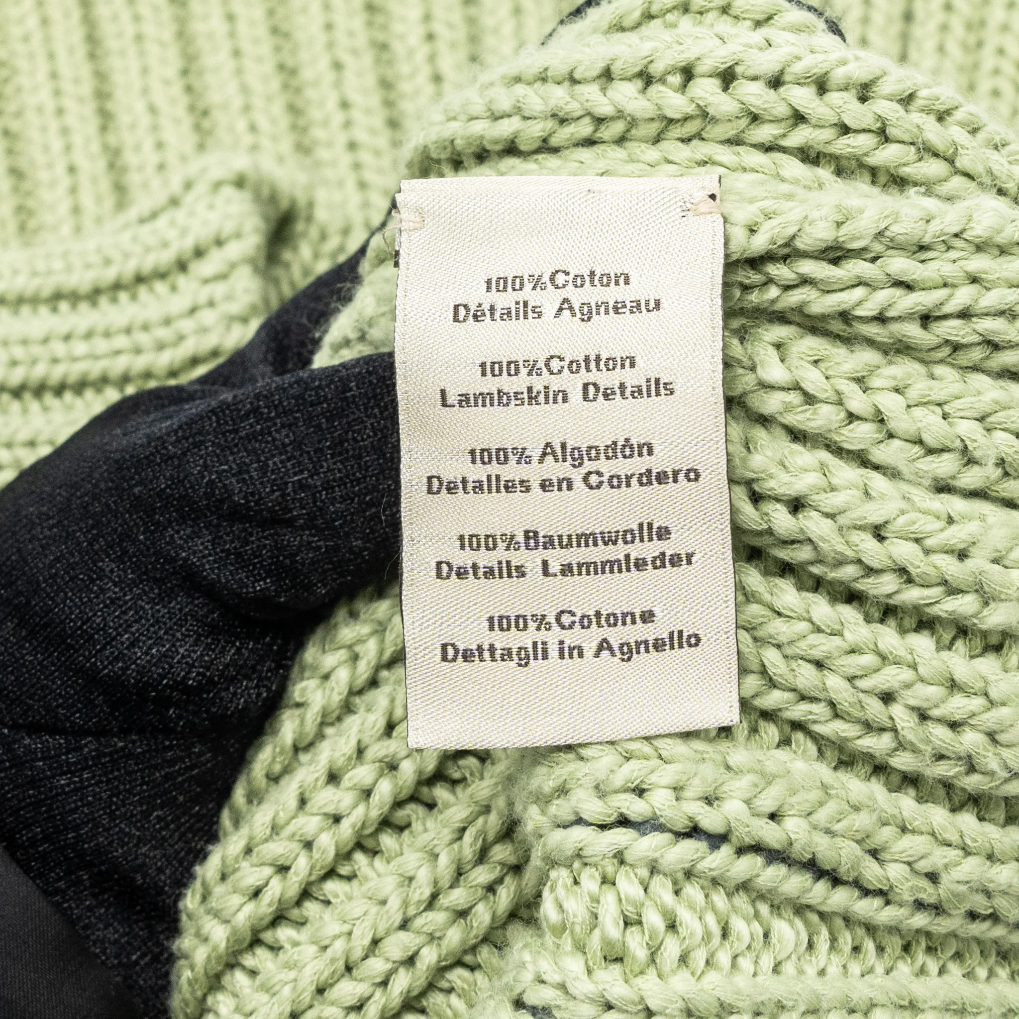 Hermes size S sweat shirt cotton green - Image 7