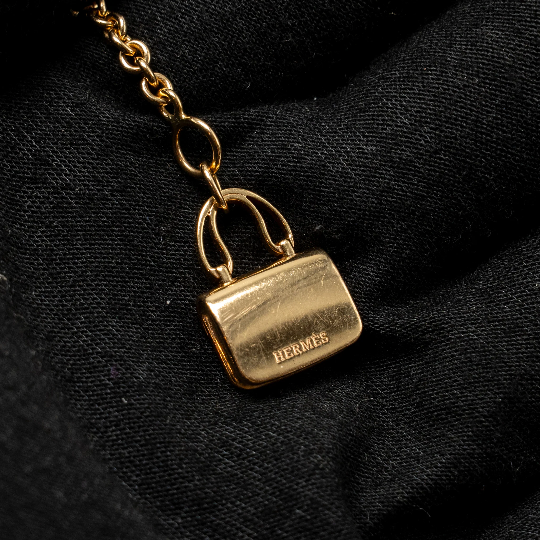 Hermes size SH Amulettes constance bracelet rose gold with diamonds - Image 4