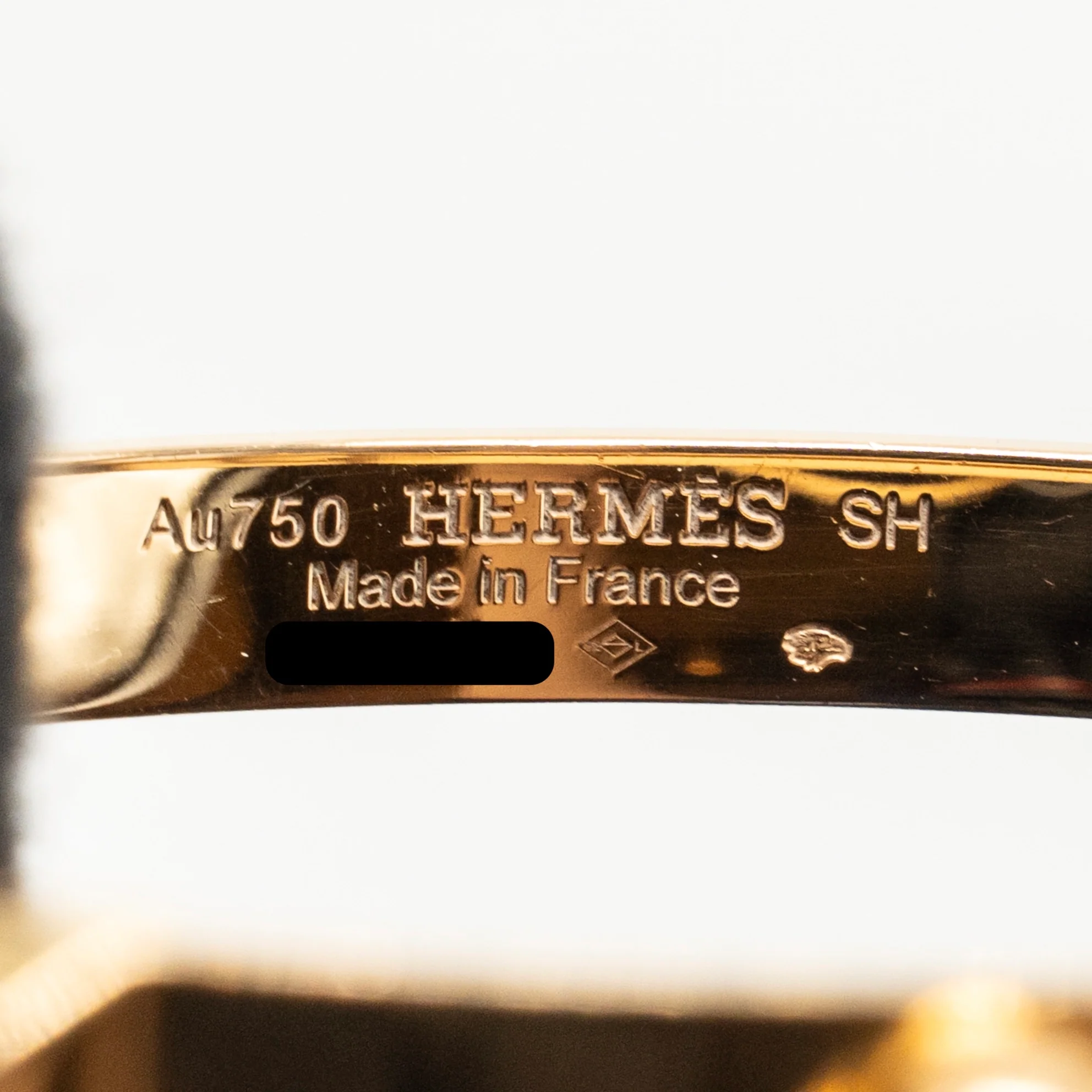 Hermes Size SH Collier de Chien Bracelet, Small Model Yellow Gold - Image 6