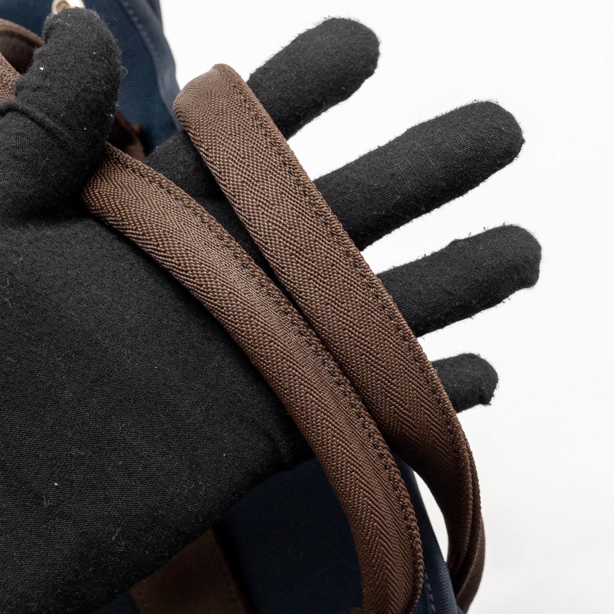 Hermes the grooming bag canvas bleu navy/feu SHW stamp A - Image 13