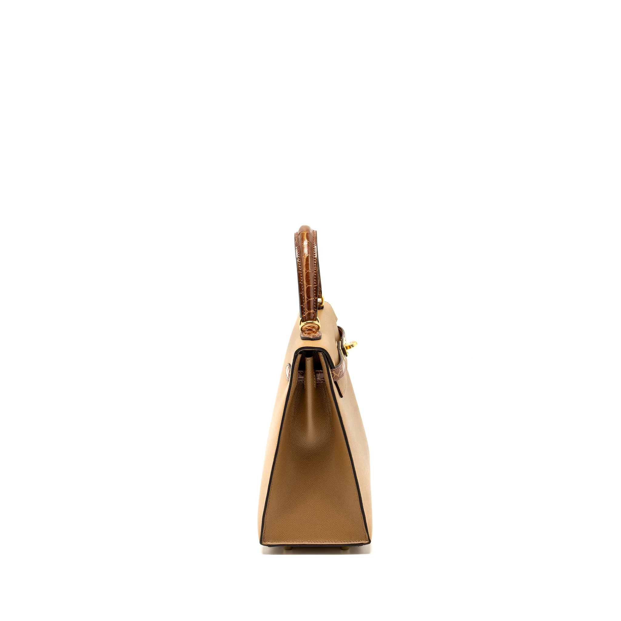 Hermes touch kelly 25 madame/ Crocodile niloticus chai/miel GHW Stamp U - Image 3