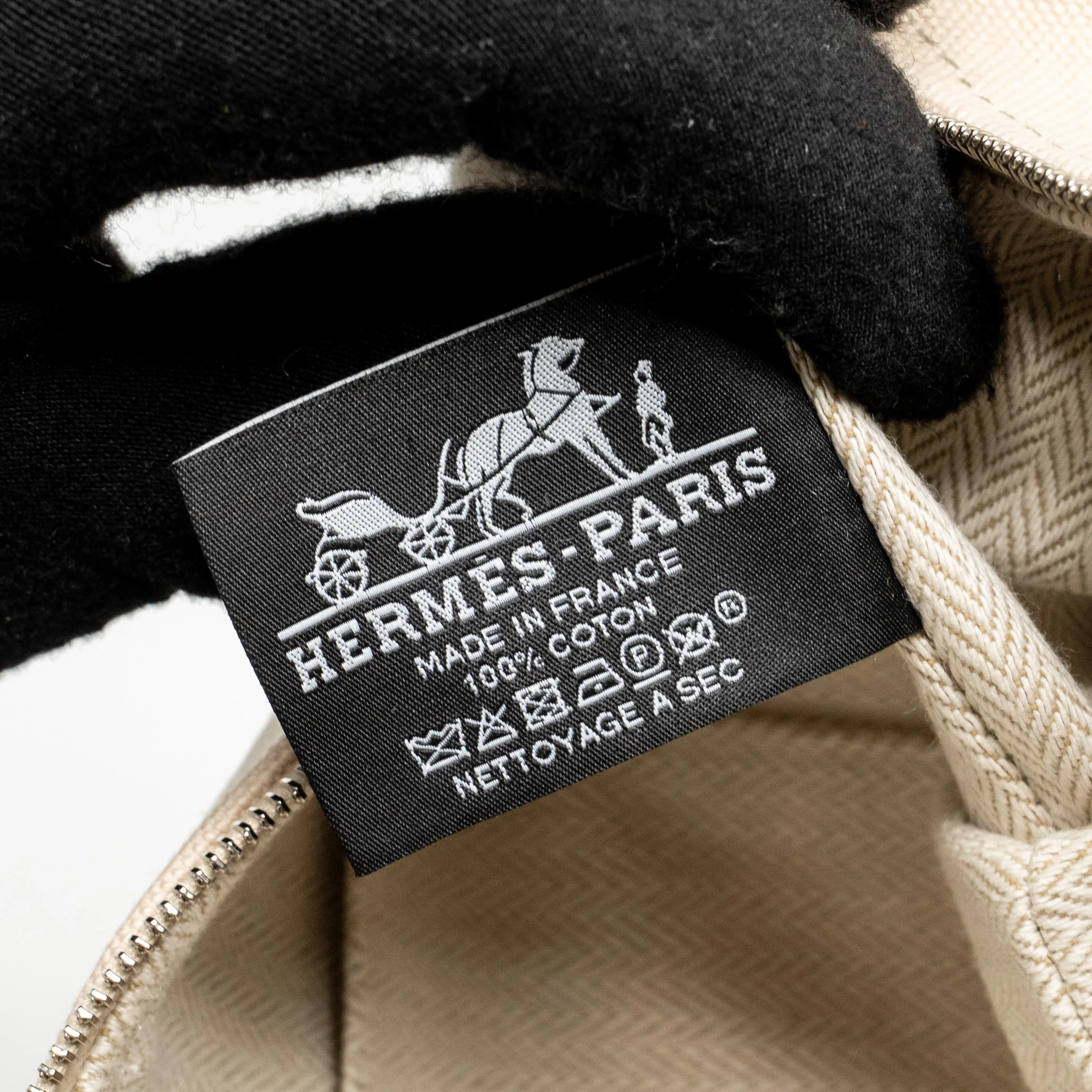 Hermes Trousse De Toilette Bride A Brac pm Natural SHW - Image 16