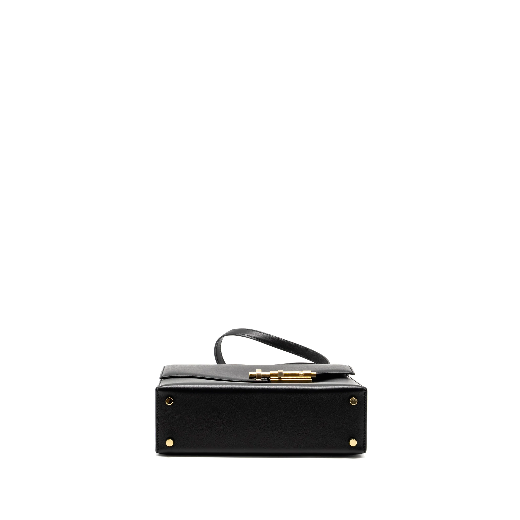 Hermes Verrou 21 Bag Allegretto Permabrass Black LGHW Stamp Z - Image 5
