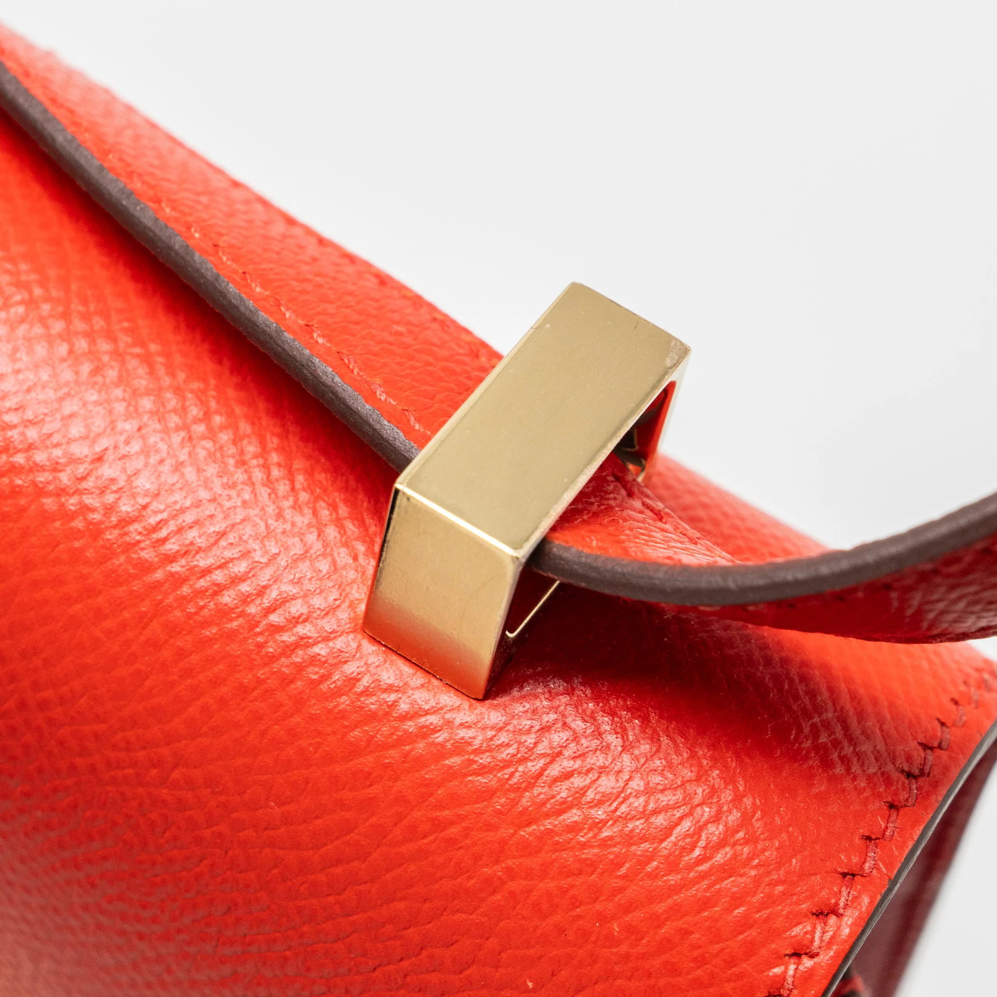 Hermes Verrou 21 Epsom S3 Rouge de Coeur LGHW Stamp D - Image 10