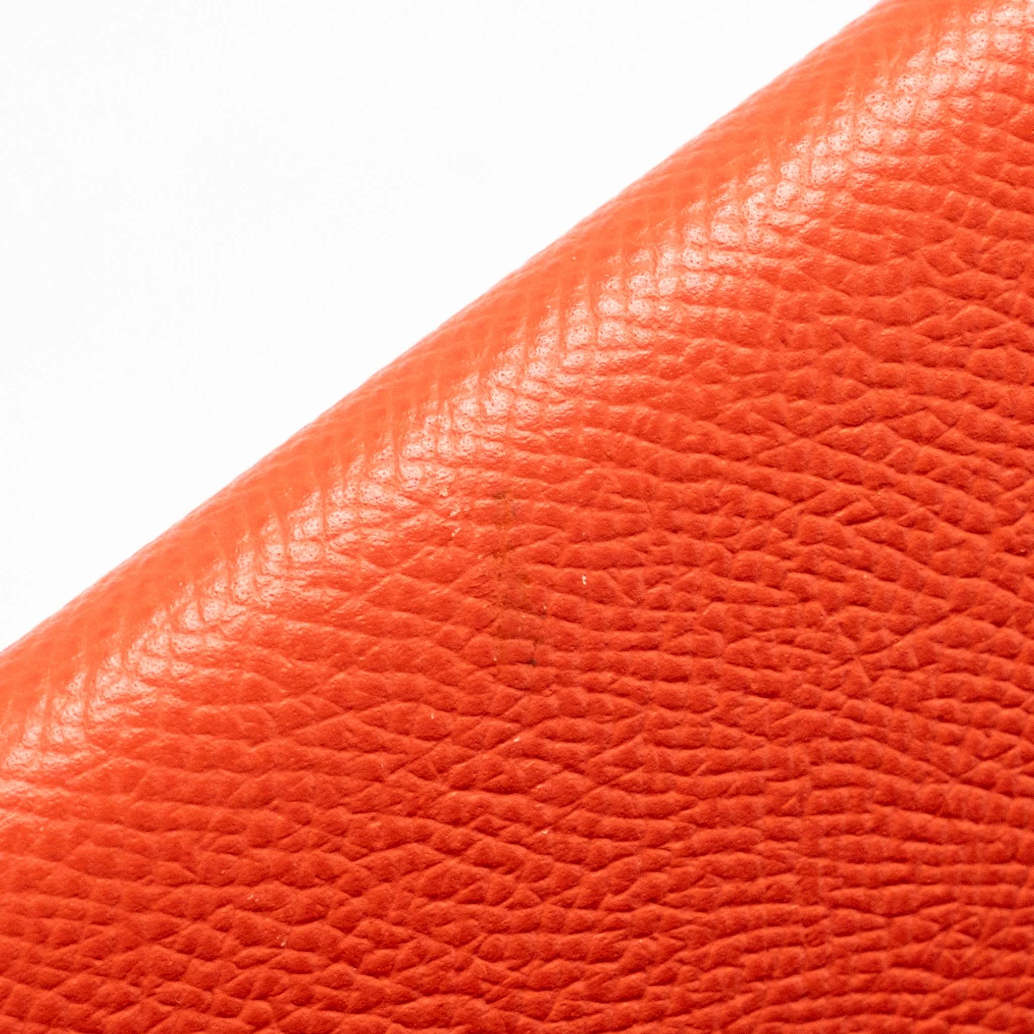 Hermes Silk in Classique Long Wallet Epsom/Silk Rose Jaipur SHW Stamp Square Q - Image 9