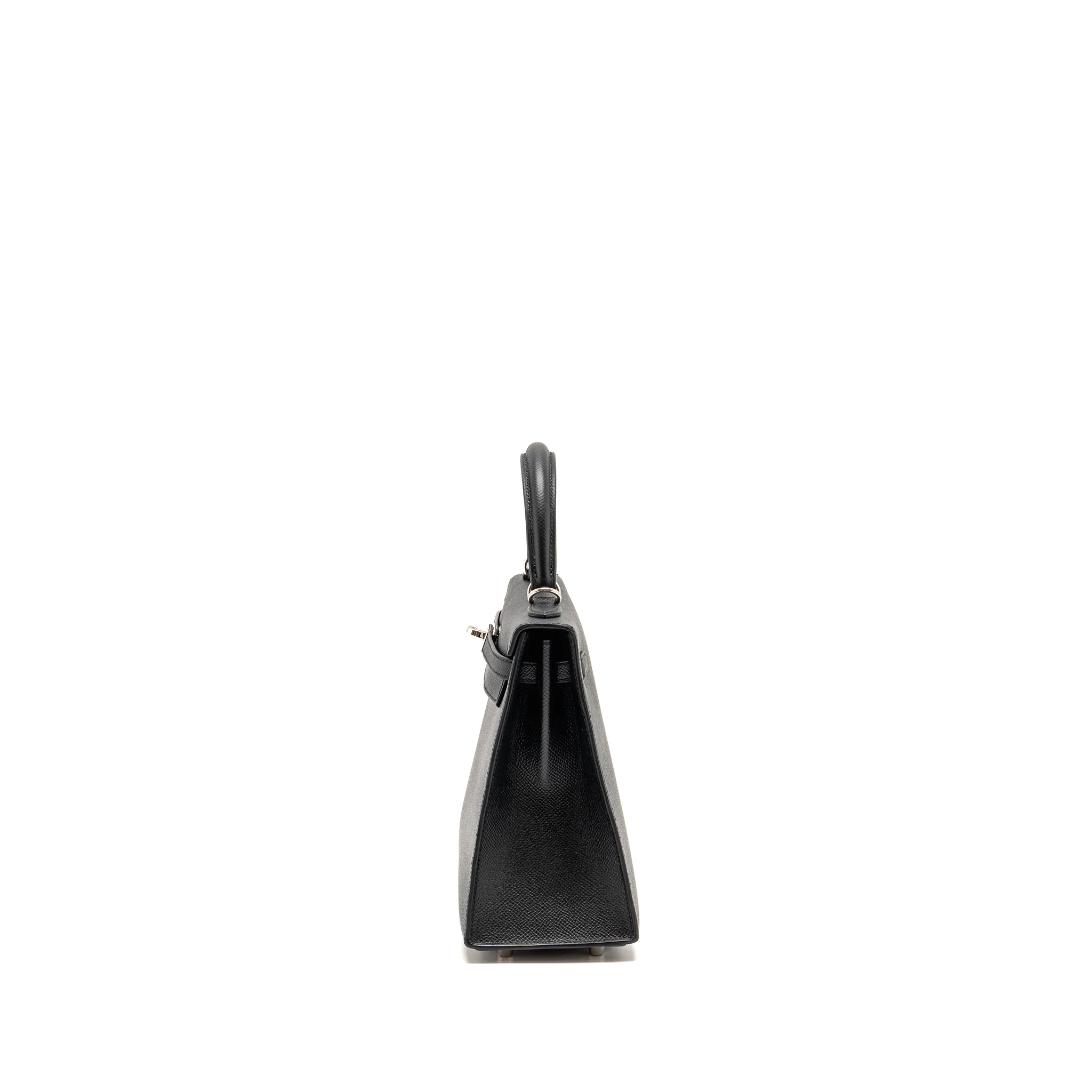 Hermes kelly 25 Epsom black SHW stamp K - Image 4
