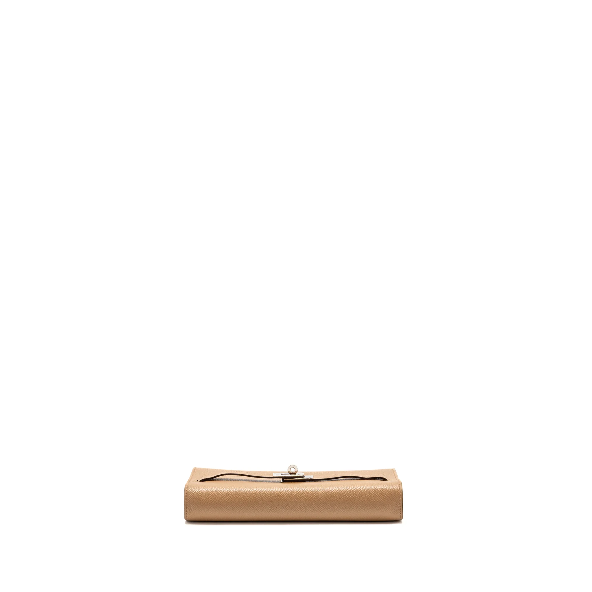 Hermes Kelly to Go Epsom Chai/Mauve sylvester SHW Stamp U - Image 5