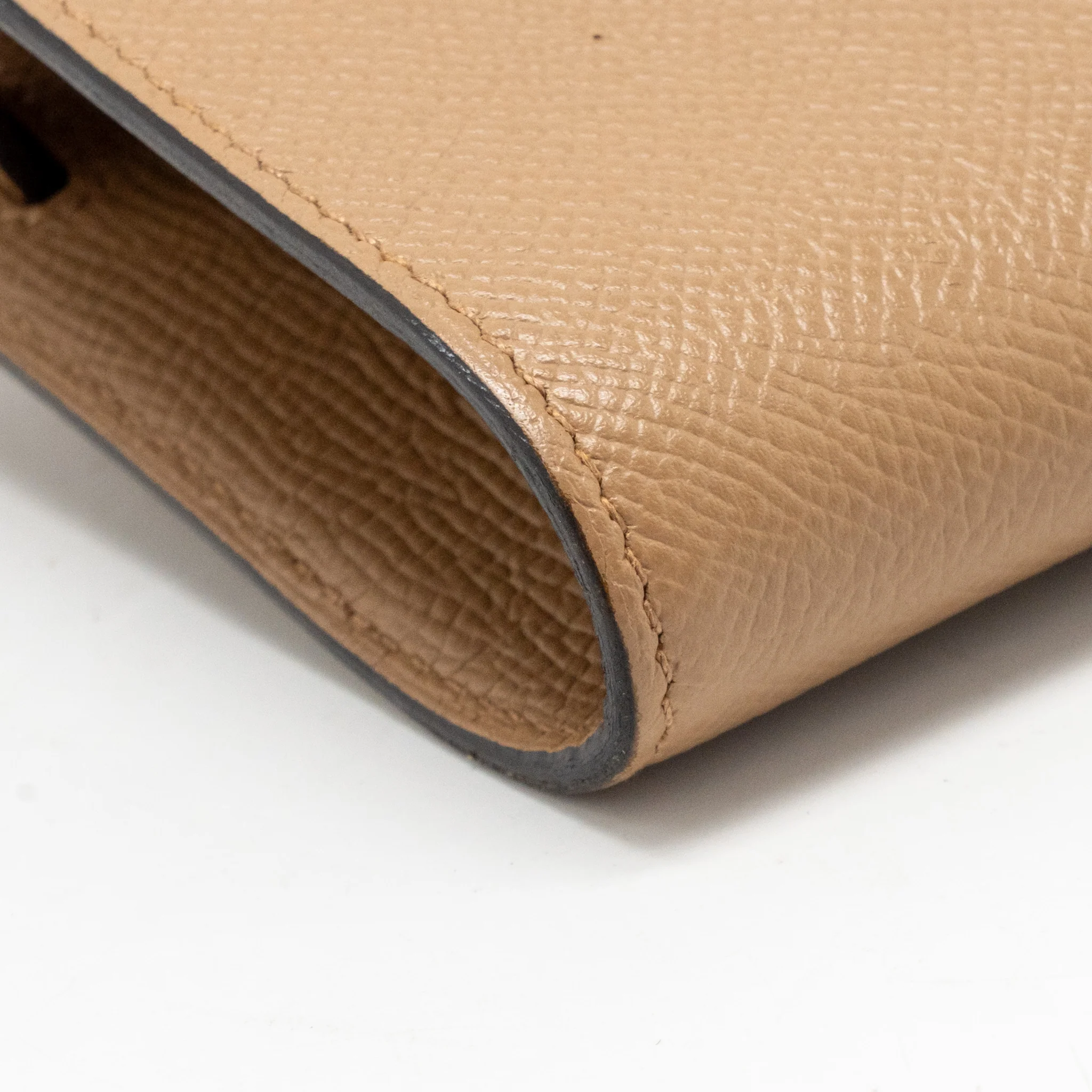 Hermes Kelly to Go Epsom Chai/Mauve sylvester SHW Stamp U - Image 9