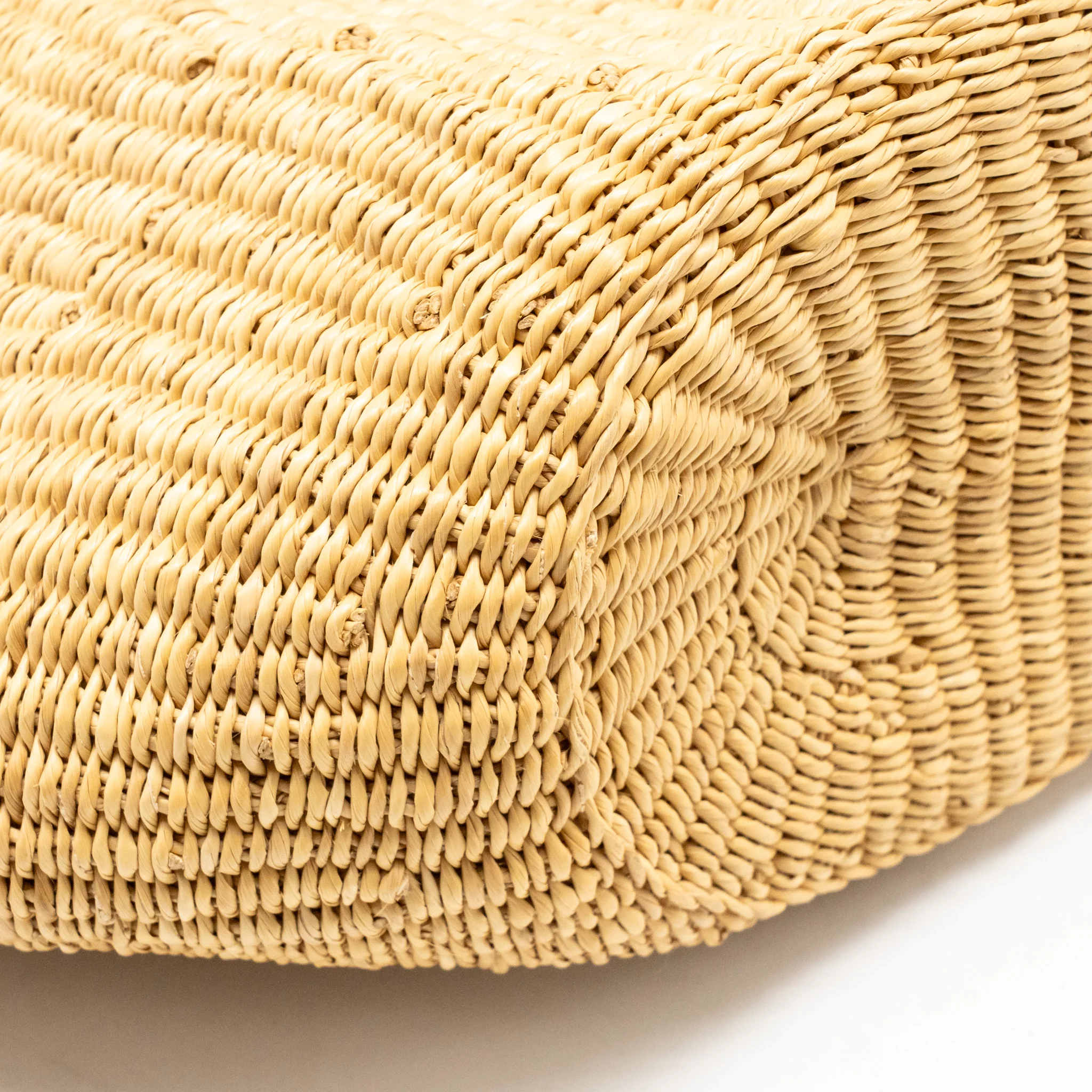 Loewe Anagram Shell Basket Tote Bag Raffia/Leather Brown/beige - Image 7