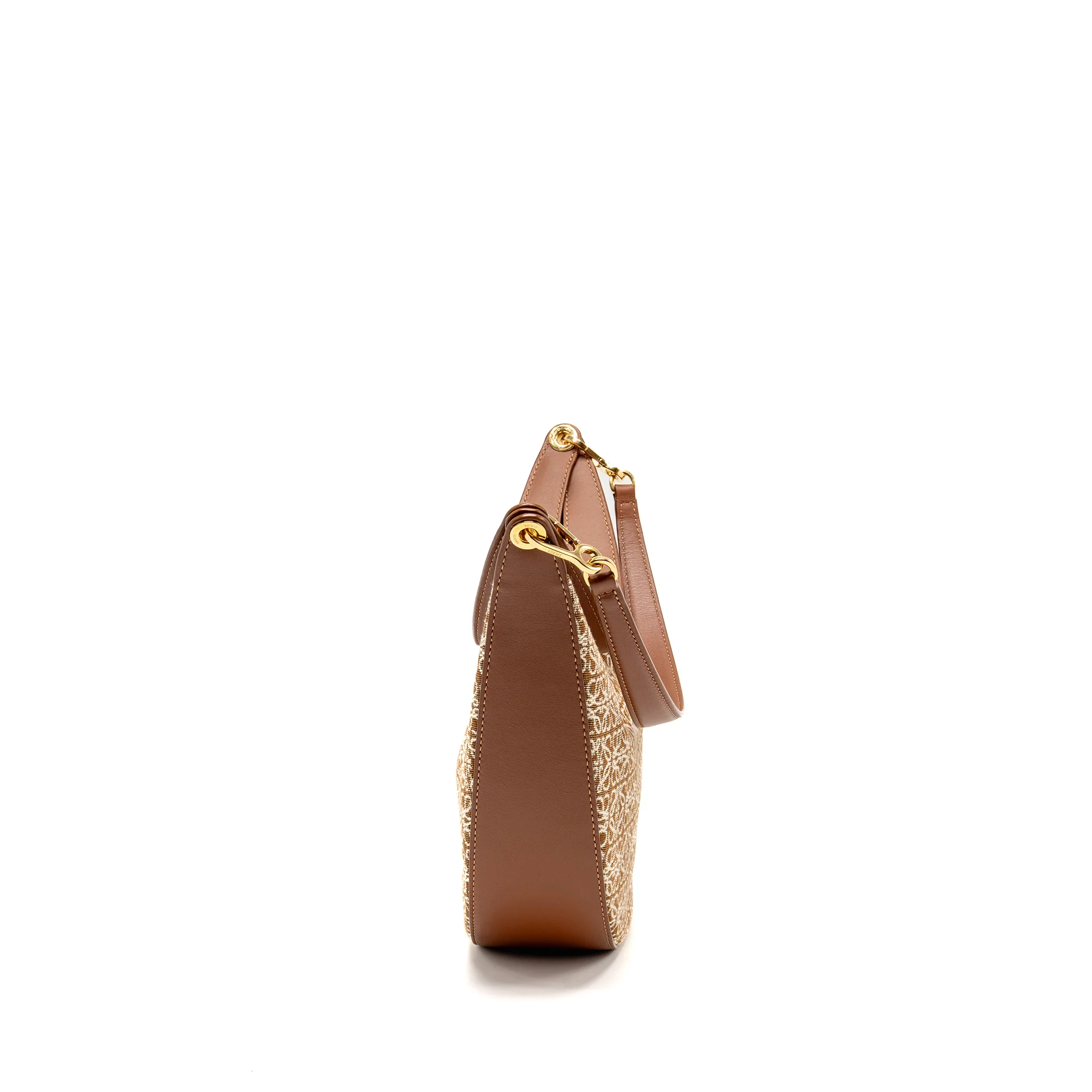 Loewe Medium Luna Bag Anagram Jacquard Canvas/Calfskin Tan/Pecan GHW - Image 3