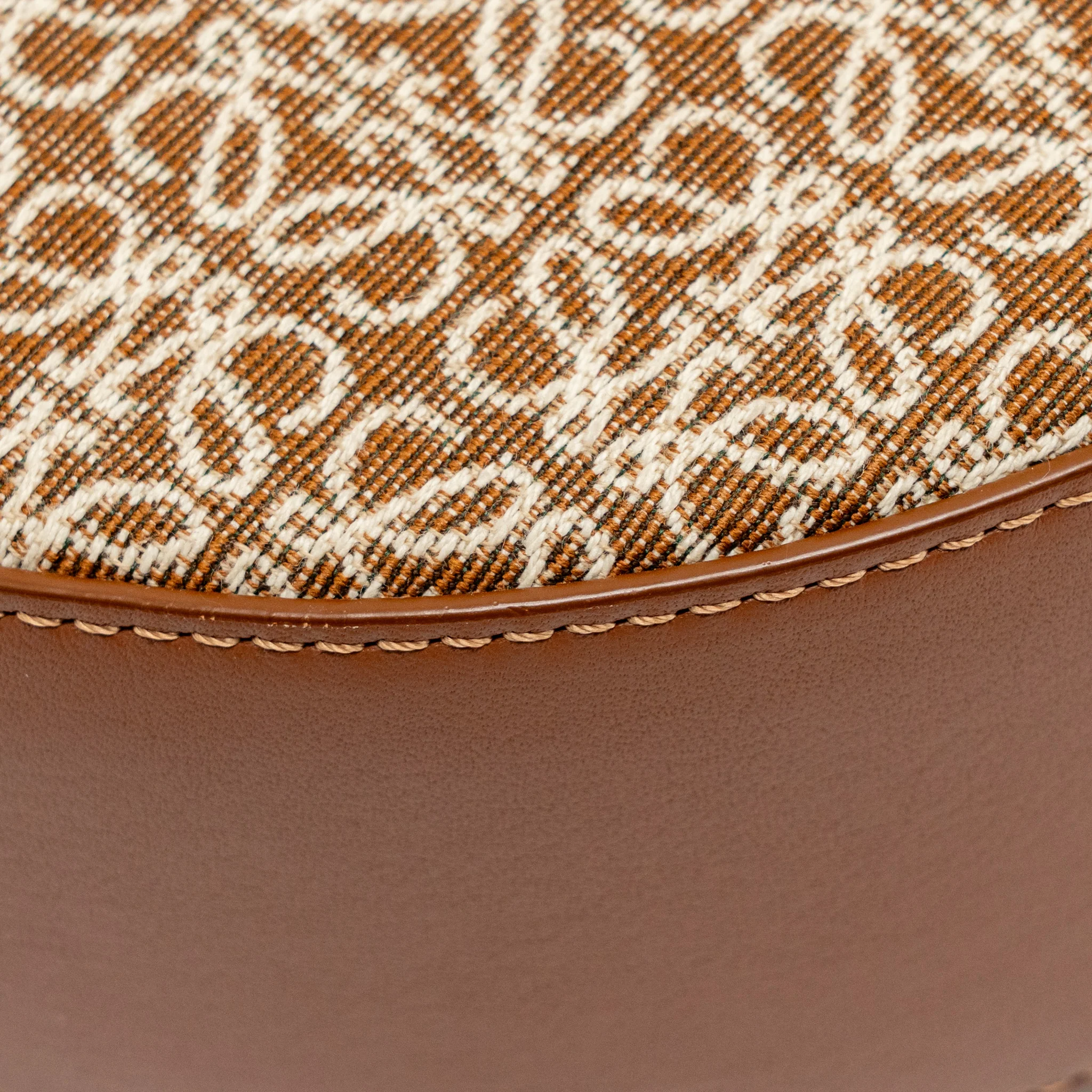 Loewe Medium Luna Bag Anagram Jacquard Canvas/Calfskin Tan/Pecan GHW - Image 9