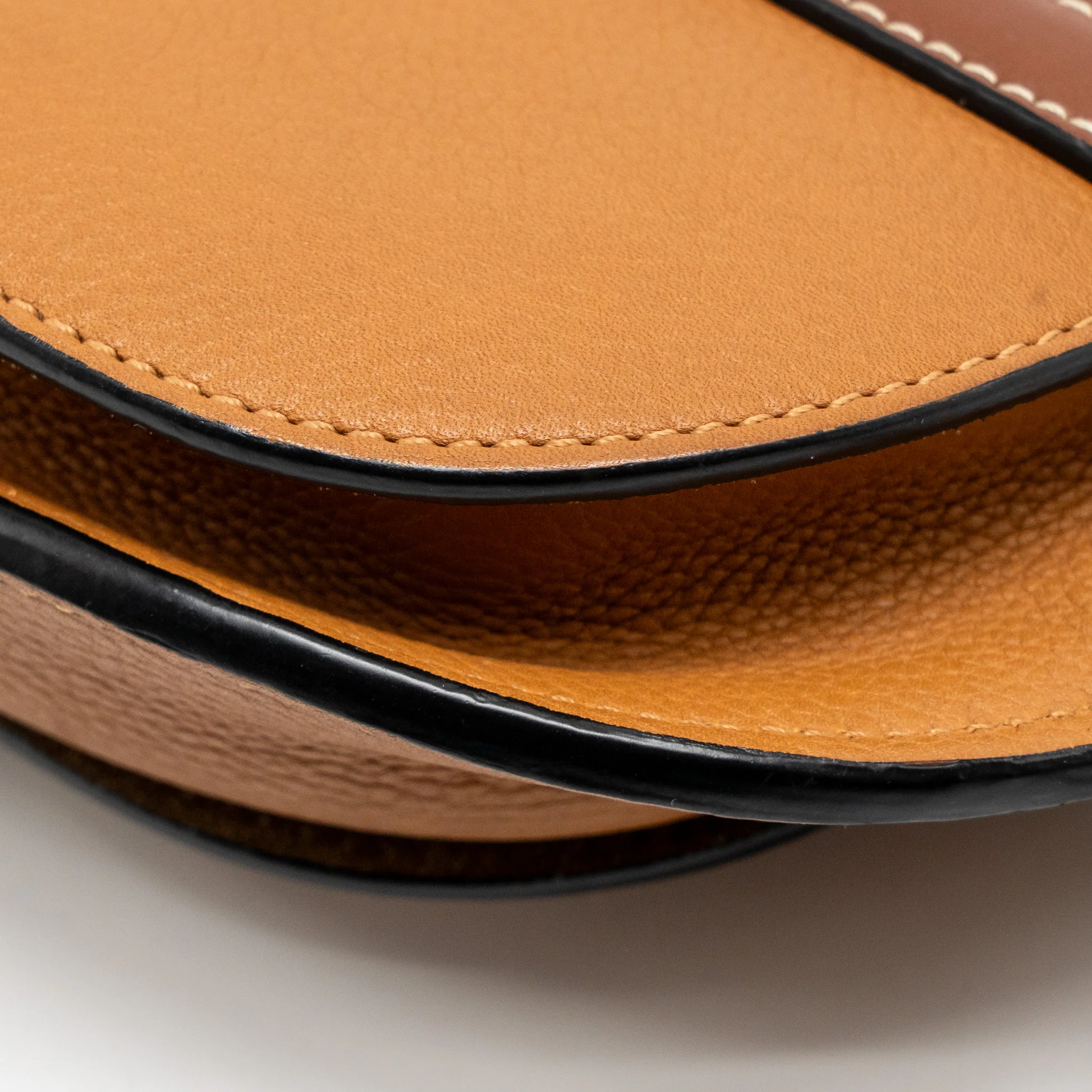 Loewe Mini Gate Bag Grained Calfskin Brown GHW - Image 9