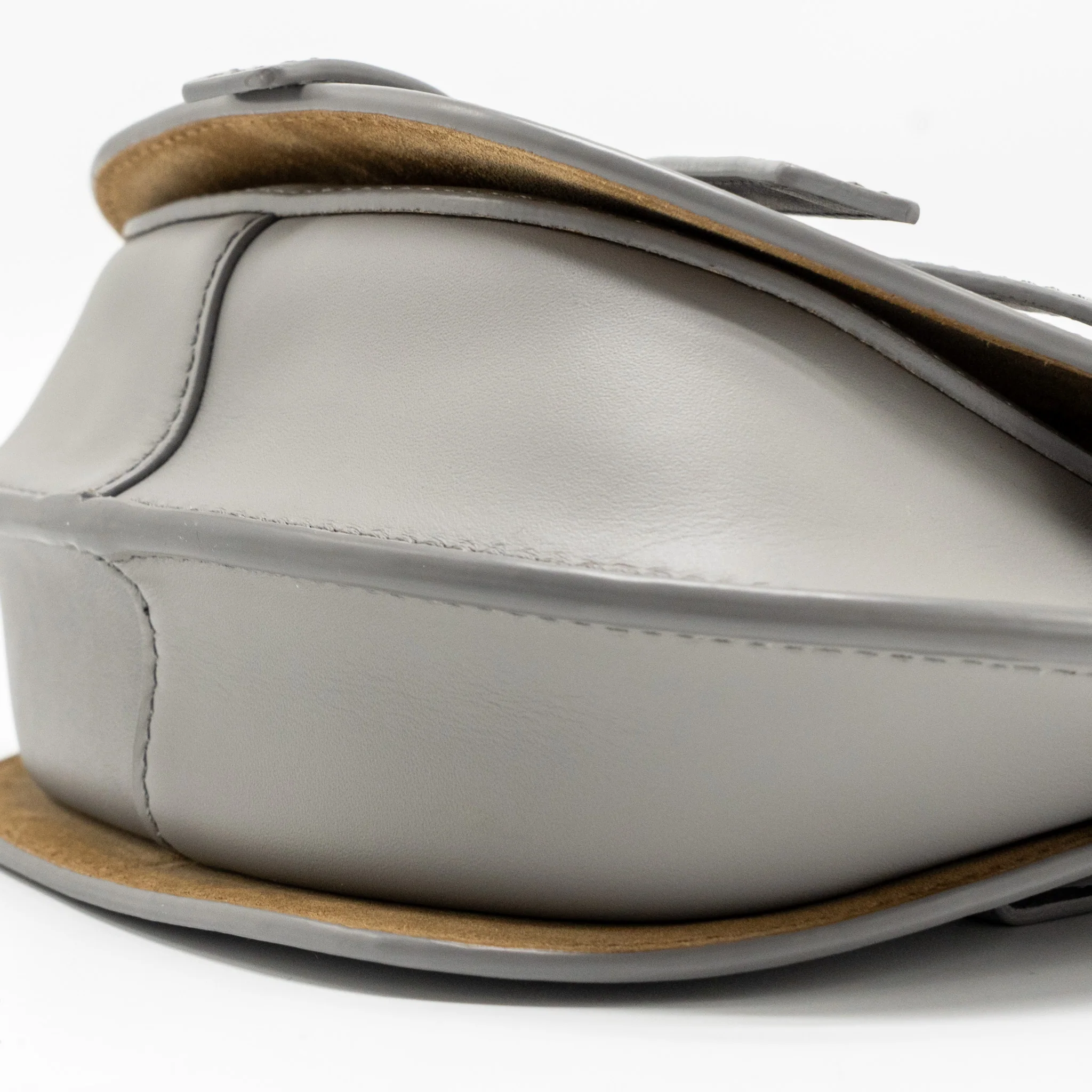 Loewe Mini Gate Dual Bag Soft Calfskin Jacquard Grey SHW - Image 7