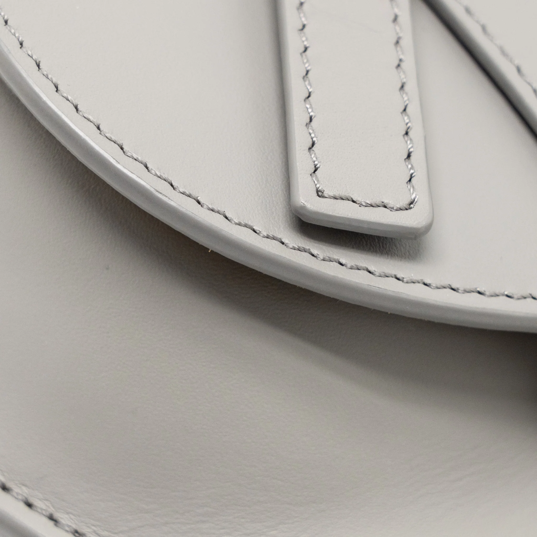 Loewe Mini Gate Dual Bag Soft Calfskin Jacquard Grey SHW - Image 8
