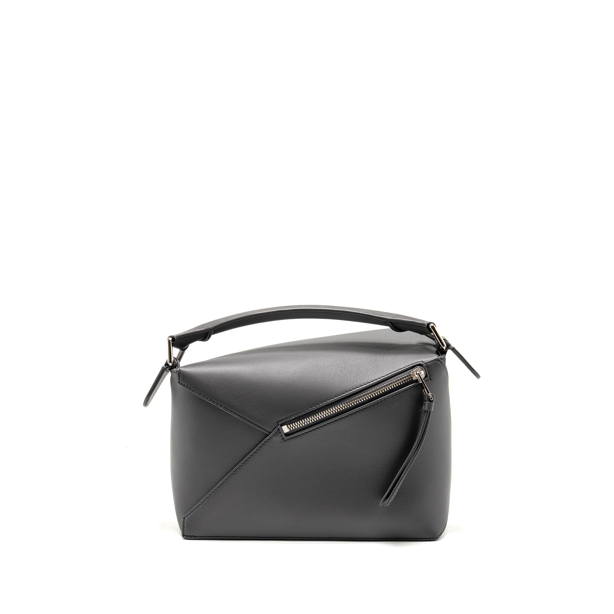 Loewe Small Puzzle Bag Calfskin Grey SHW - Image 2